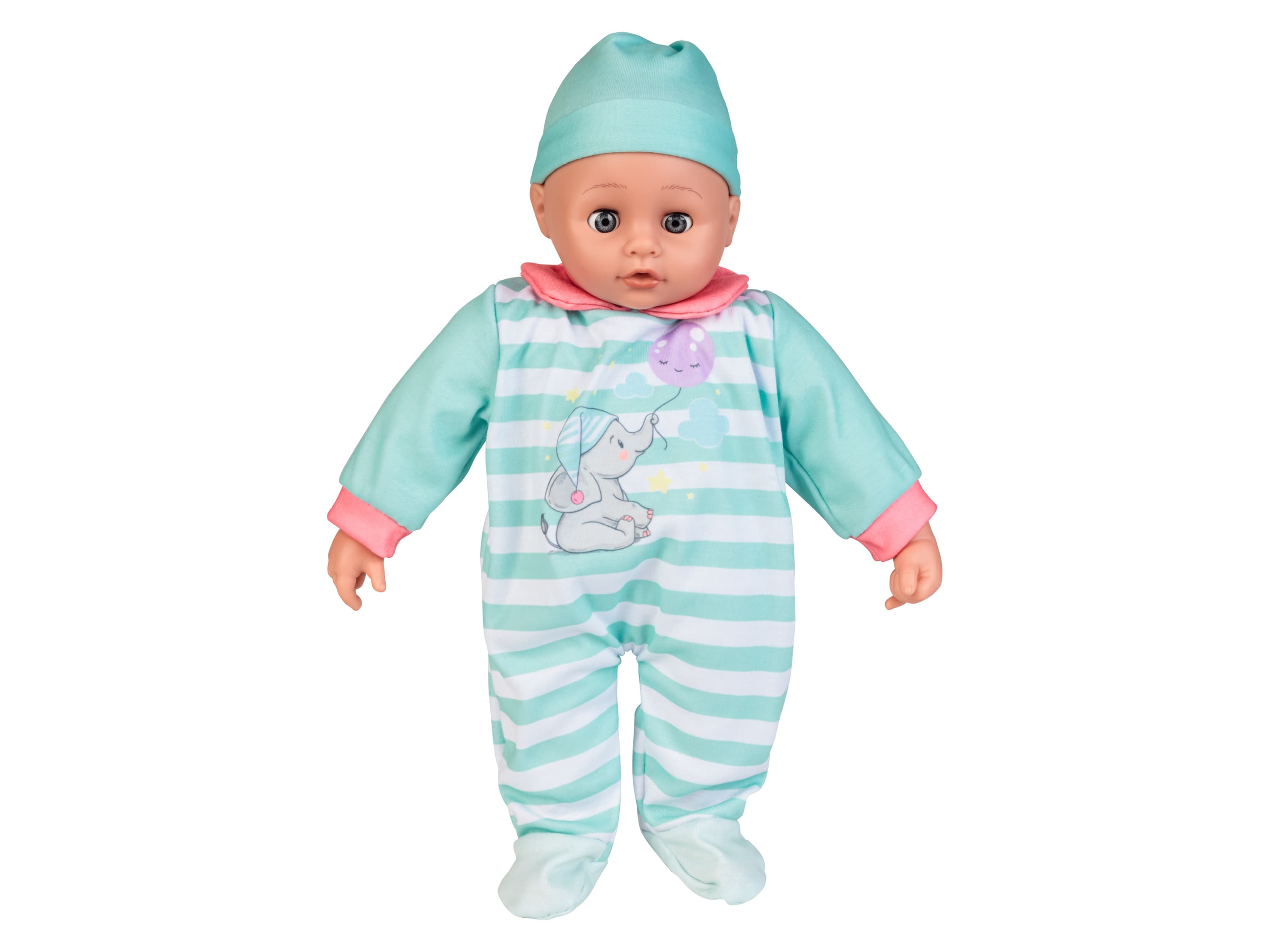 Playtive Bábika Kim, 38 cm (tyrkysová)