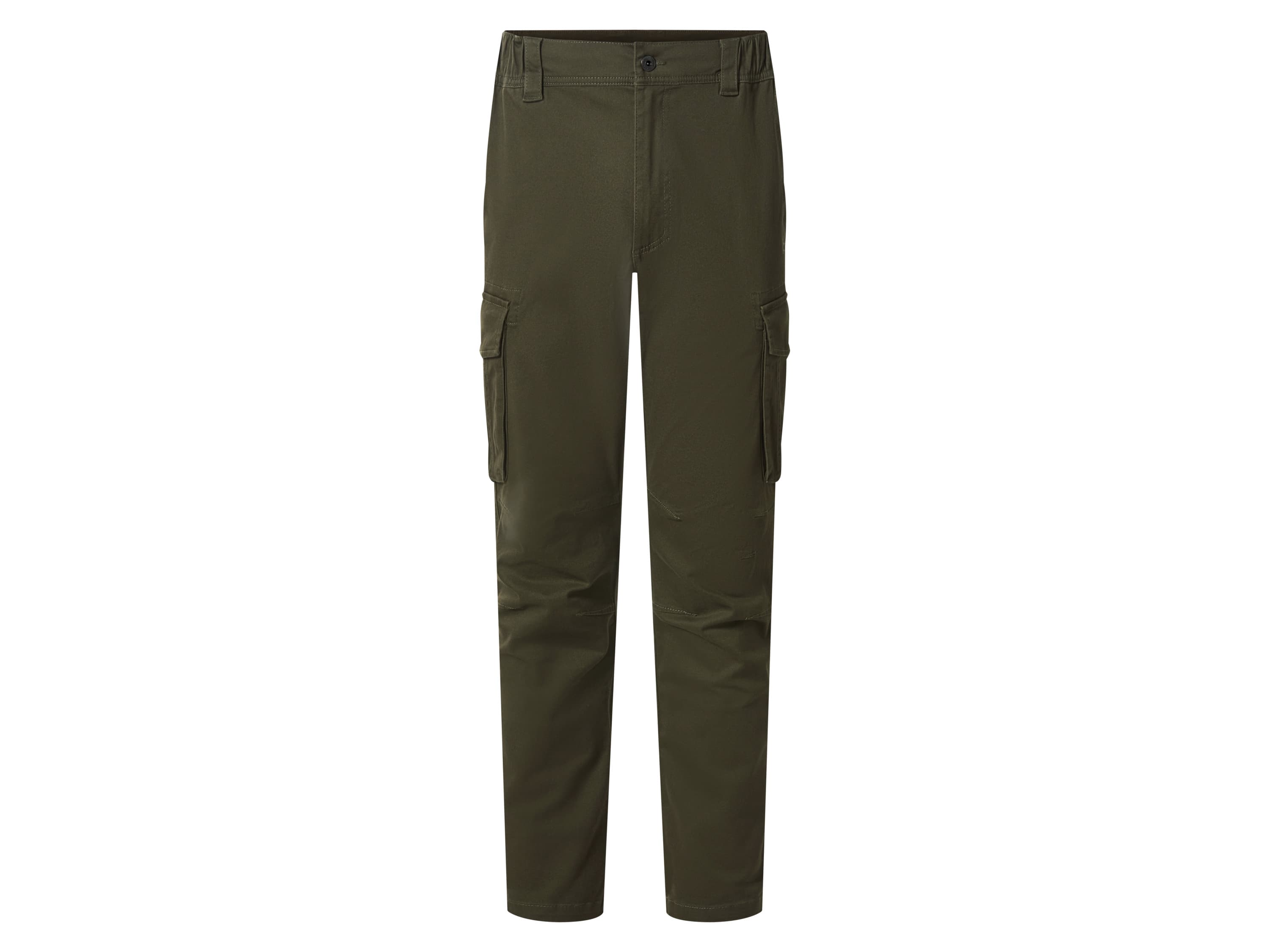 esmara Men Pánske cargo nohavice Premium (zelená, S (44/46)) 1