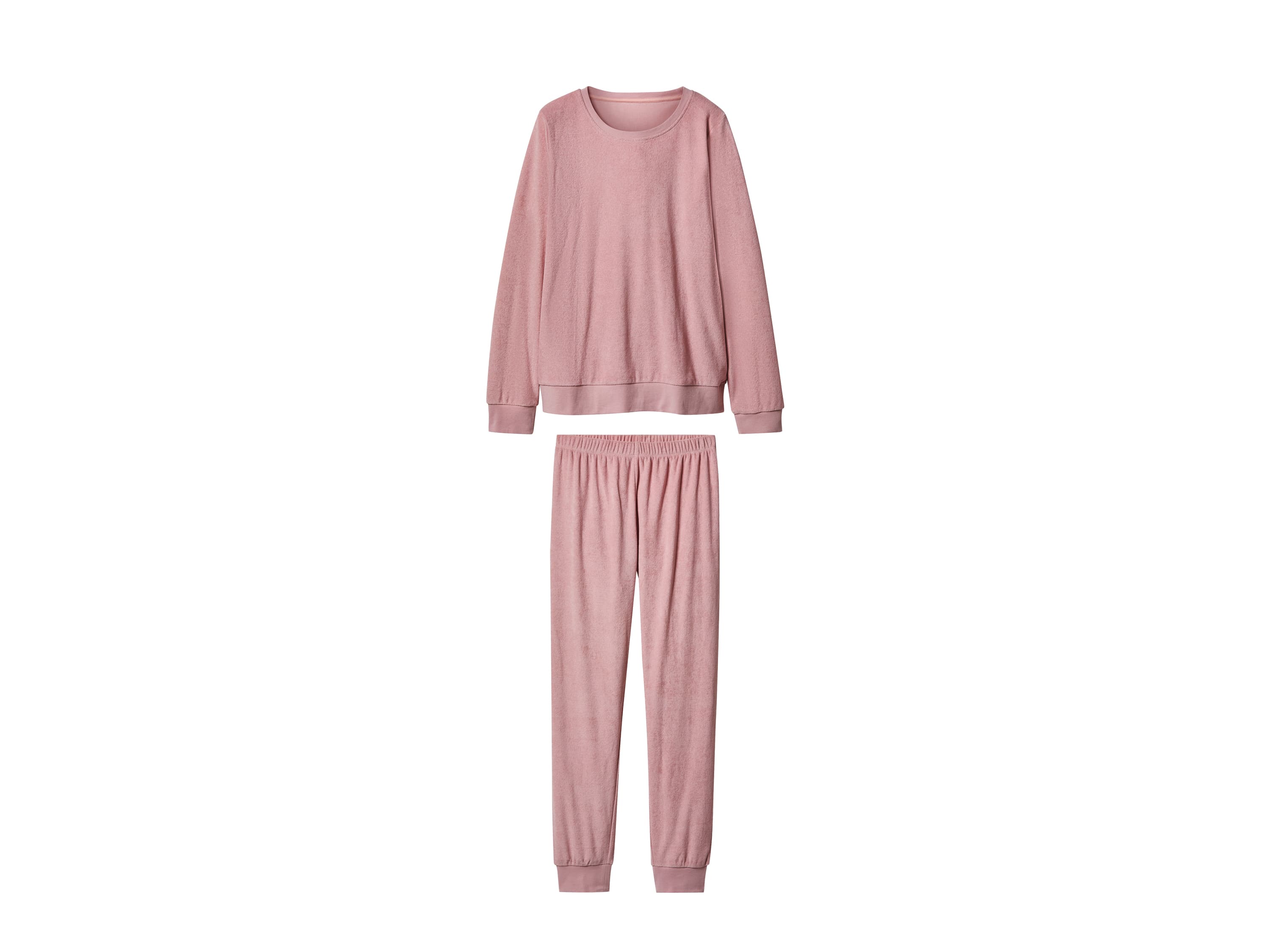 esmara® Dámske froté pyžamo (bledoružová, S (36/38))