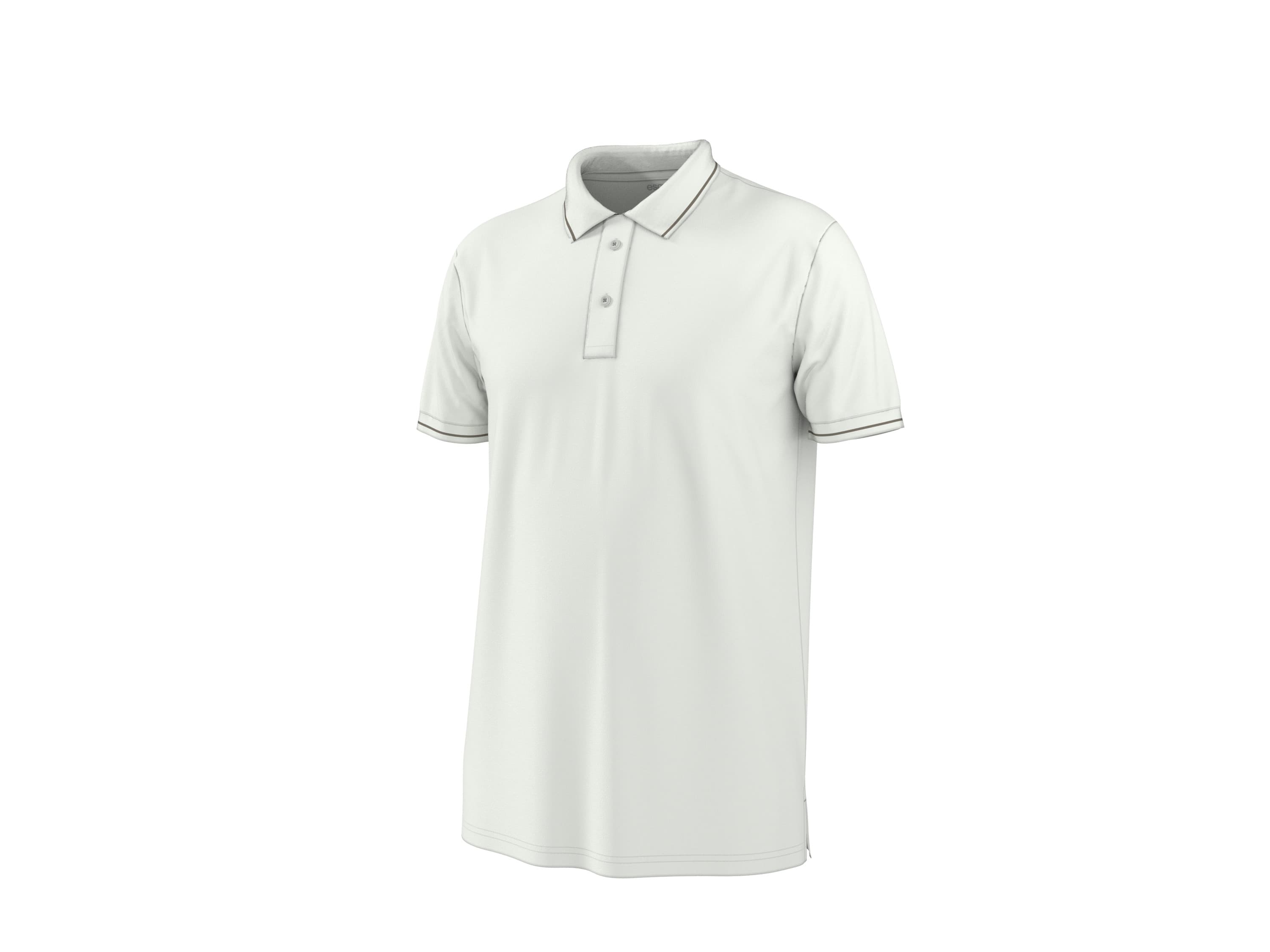 esmara Men Pánske piketové polotričko (biela, M (48/50))