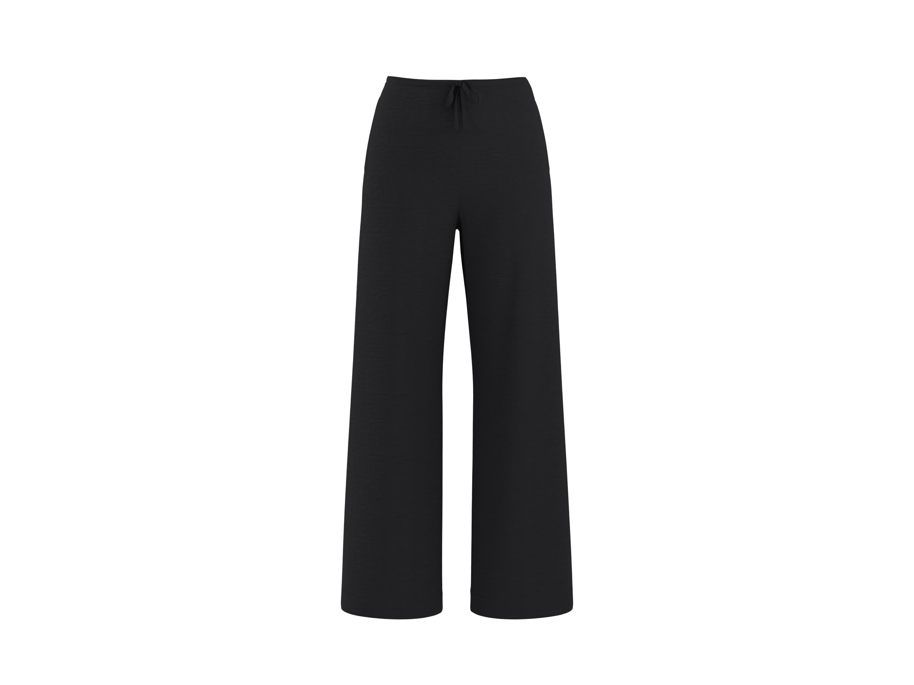 ESMARA® Dámske široké nohavice (čierna, L (44/46)) 1
