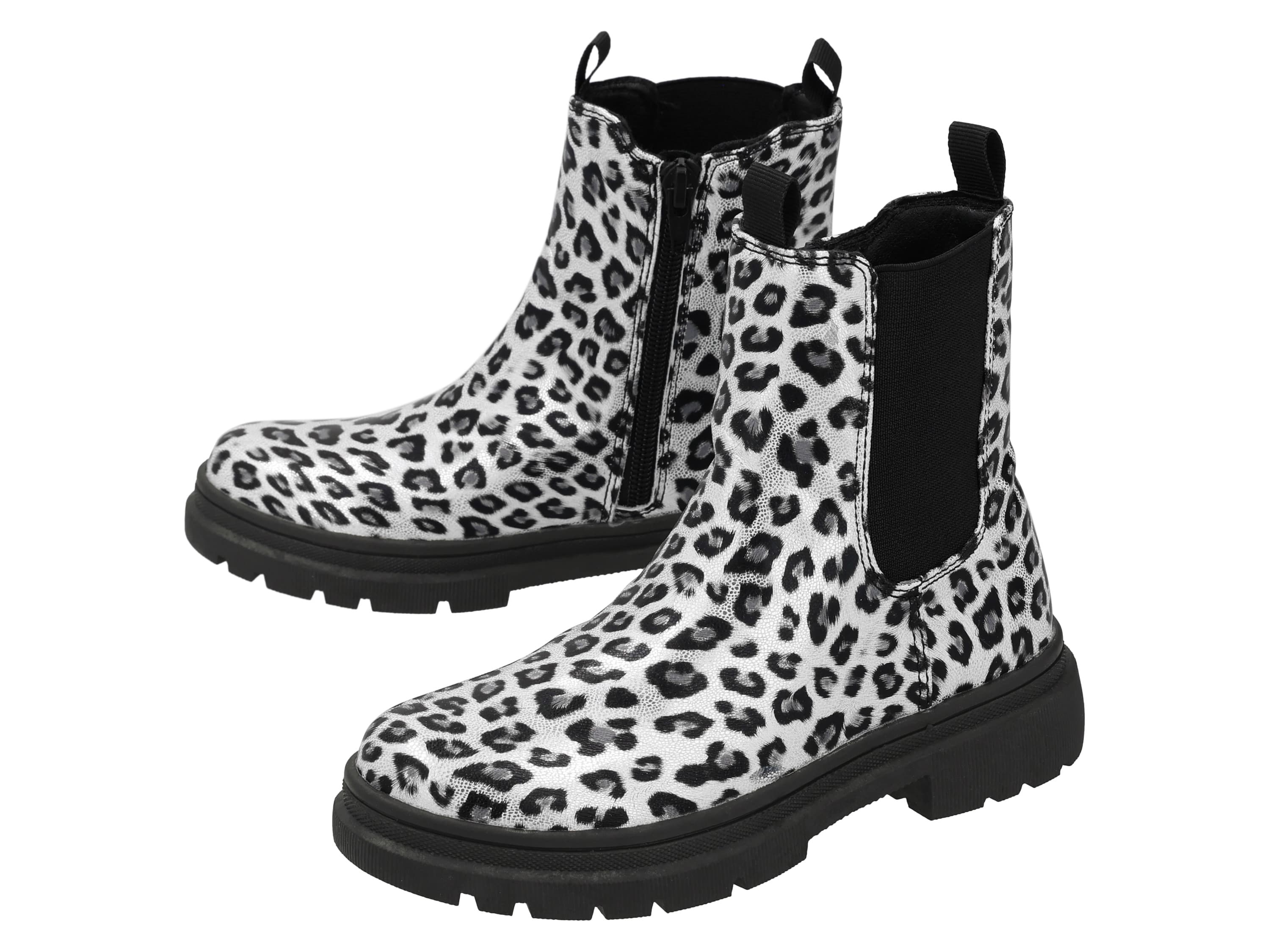 esmara® Dievčenské členkové čižmy s teplou podšívkou (leopardí vzor, 32)