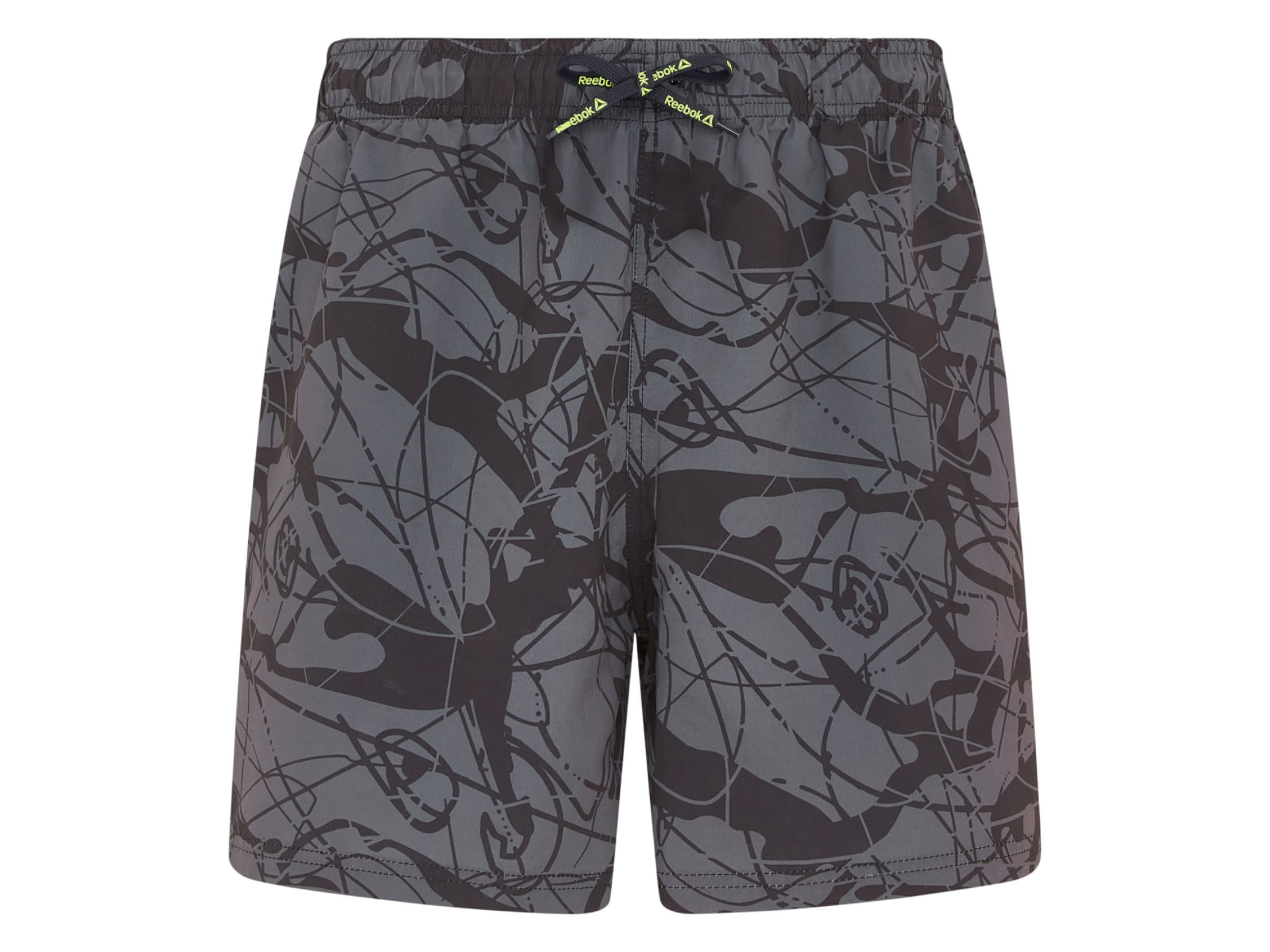 Reebok Pánske plavky (čierna/sivá, M)