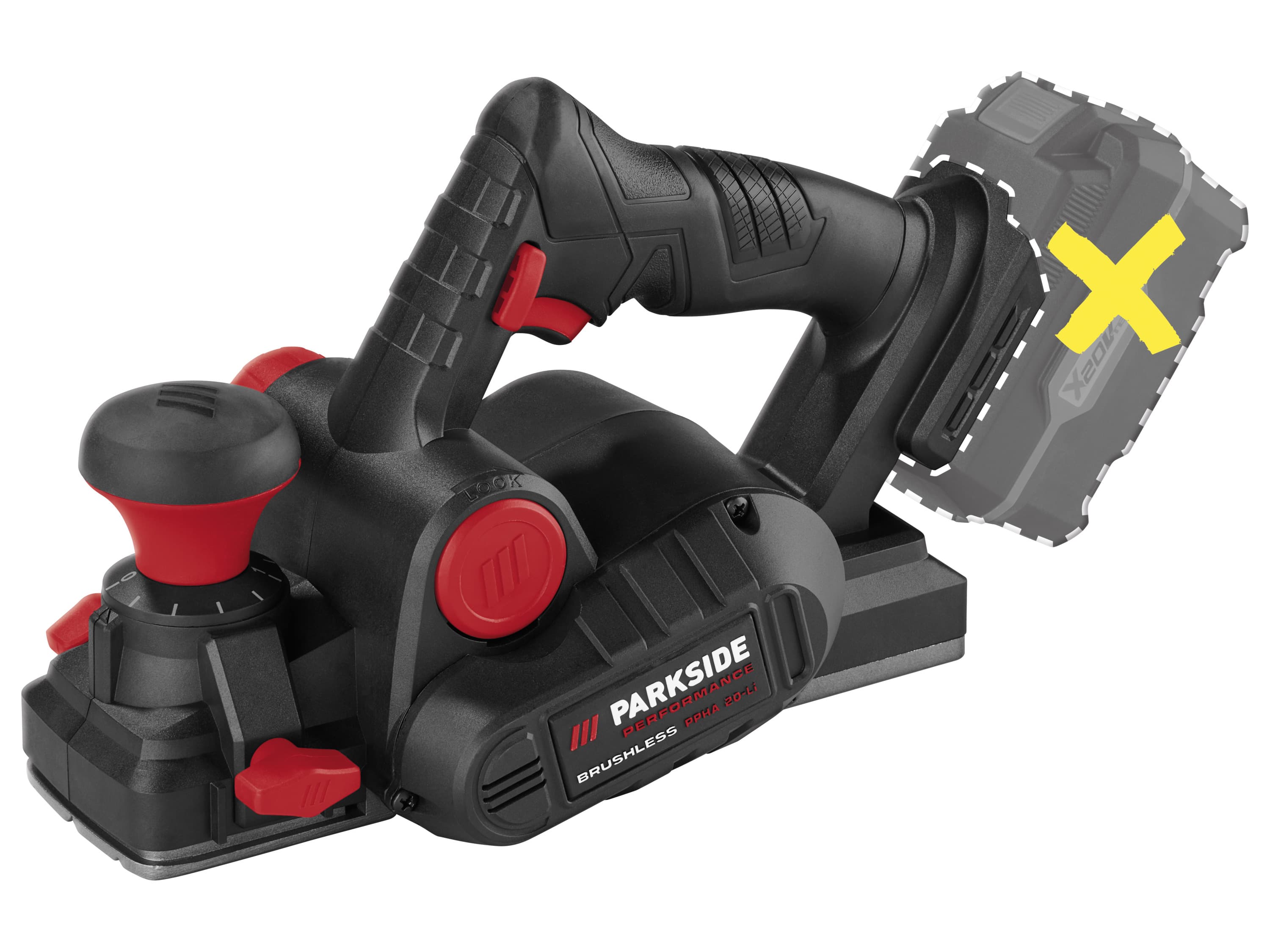 PARKSIDE PERFORMANCE® Aku hoblík PPHA 20-Li C3 – bez akumulátora 1