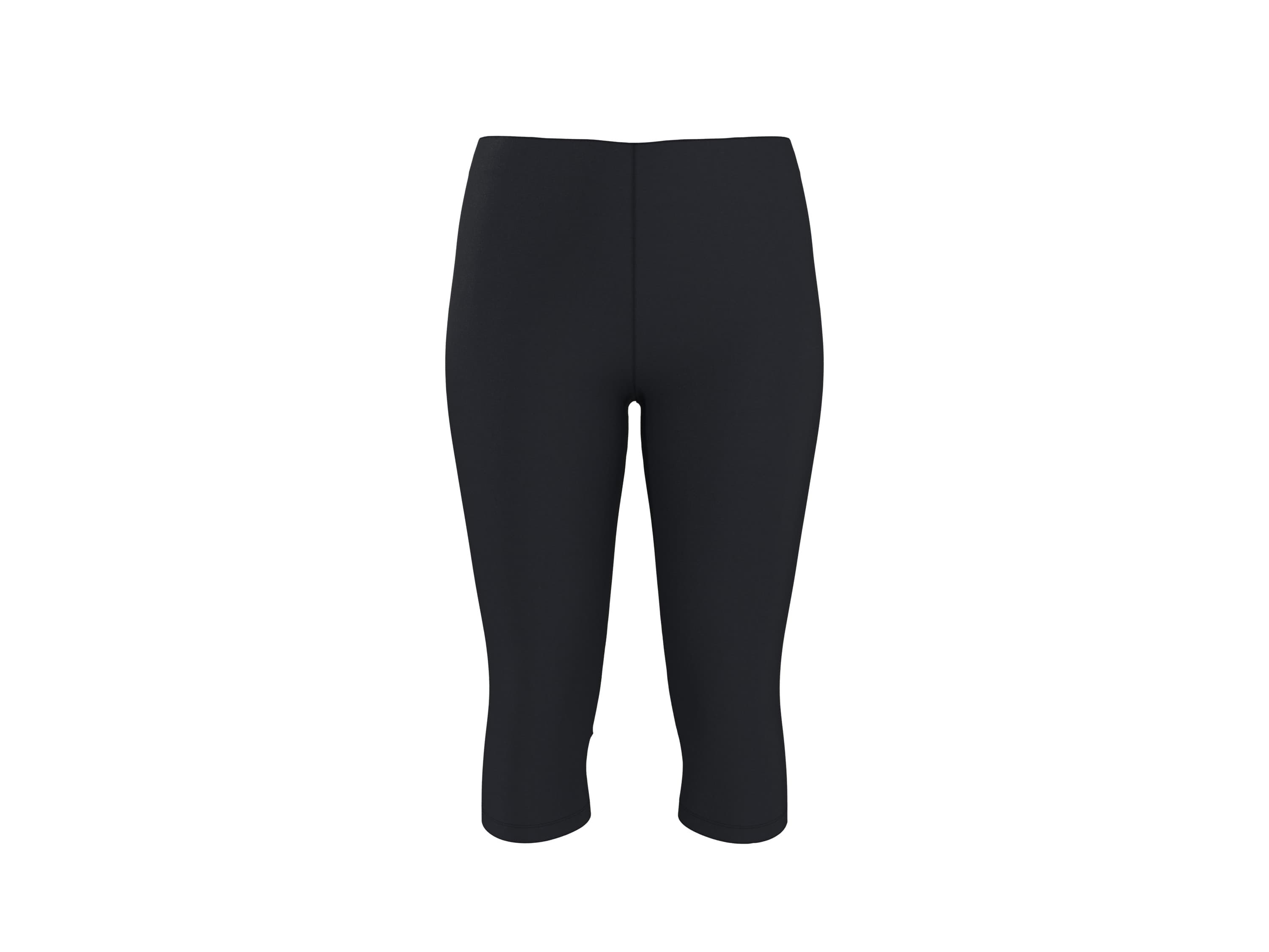 esmara® Dámske capri legíny (čierna, S (36/38))