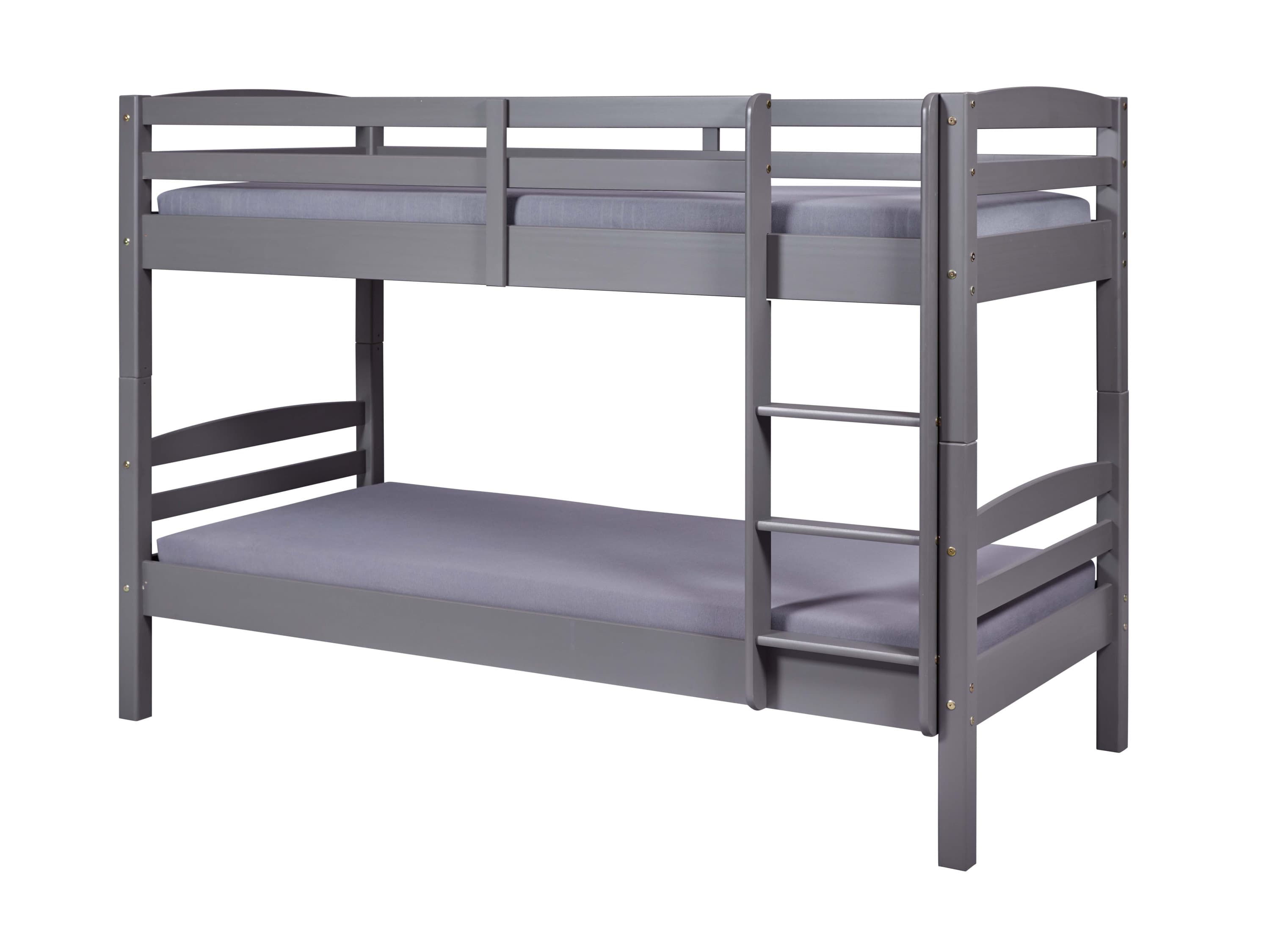 Inter Link Detská poschodová posteľ Annika (Sivá 90 x 200 cm)