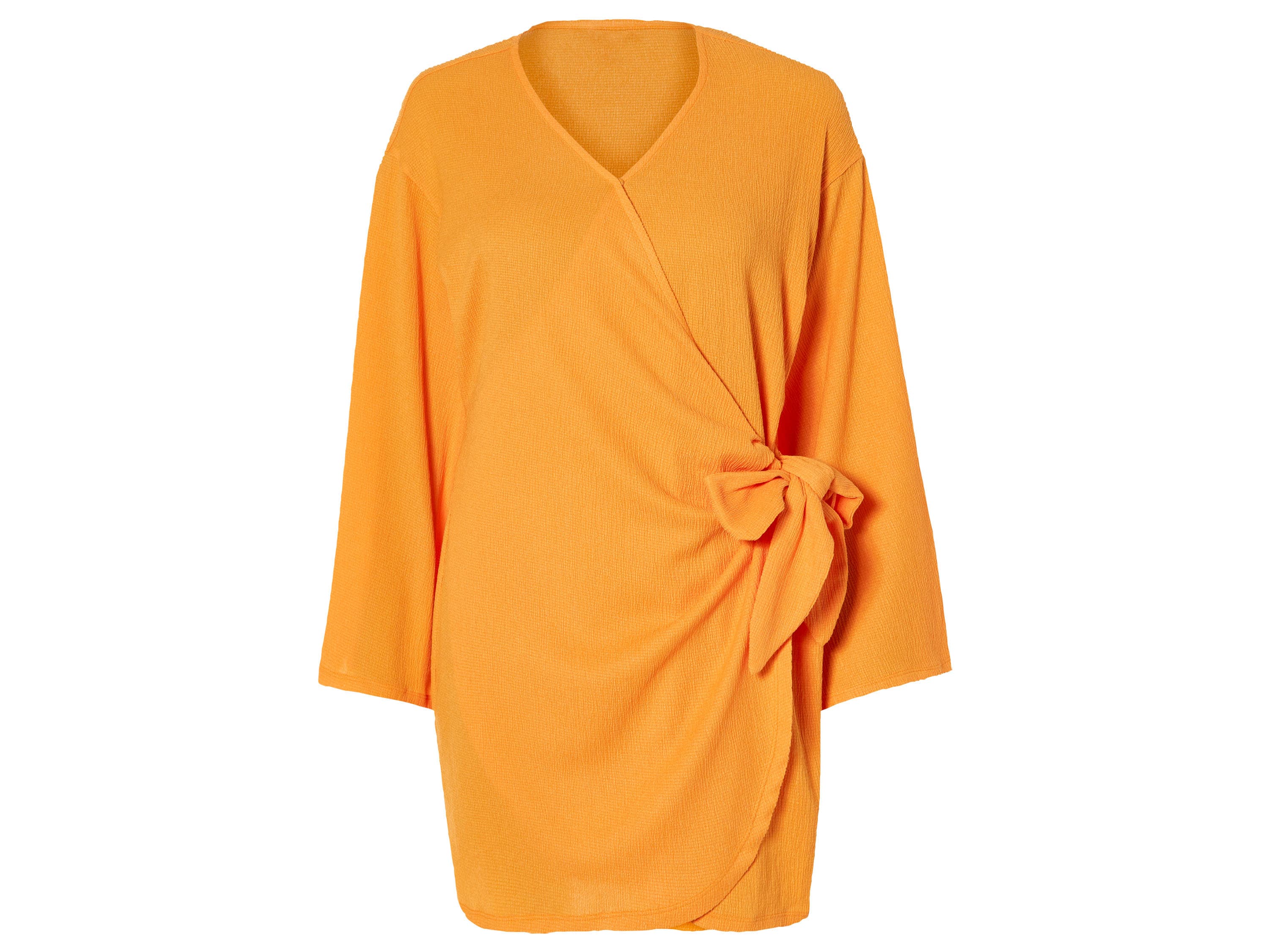 ESMARA® Dámske zavinovacie šaty (oranžová, S (36/38)) 1