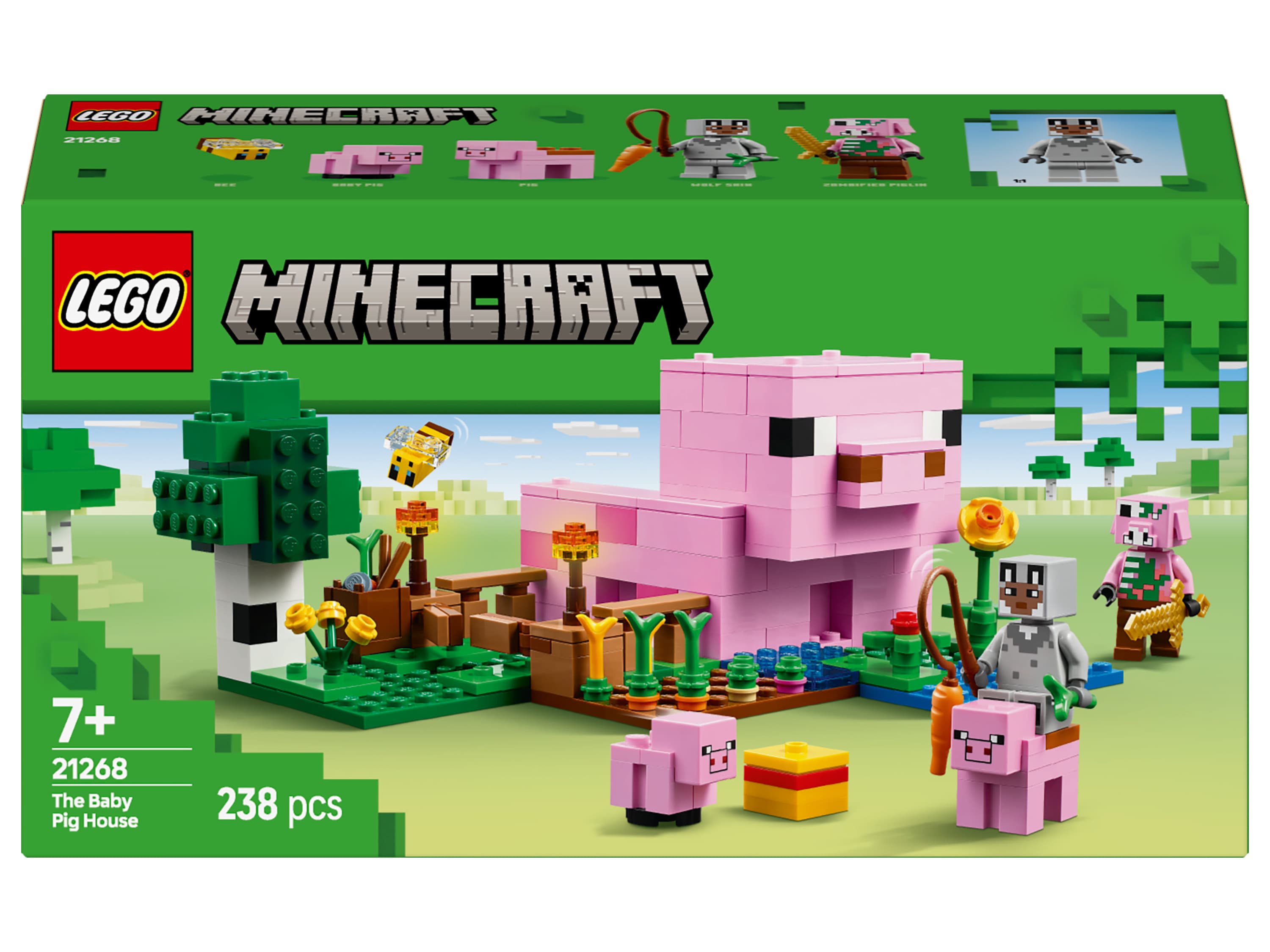 LEGO MINECRAFT 21268 Domček Prasiatka 1