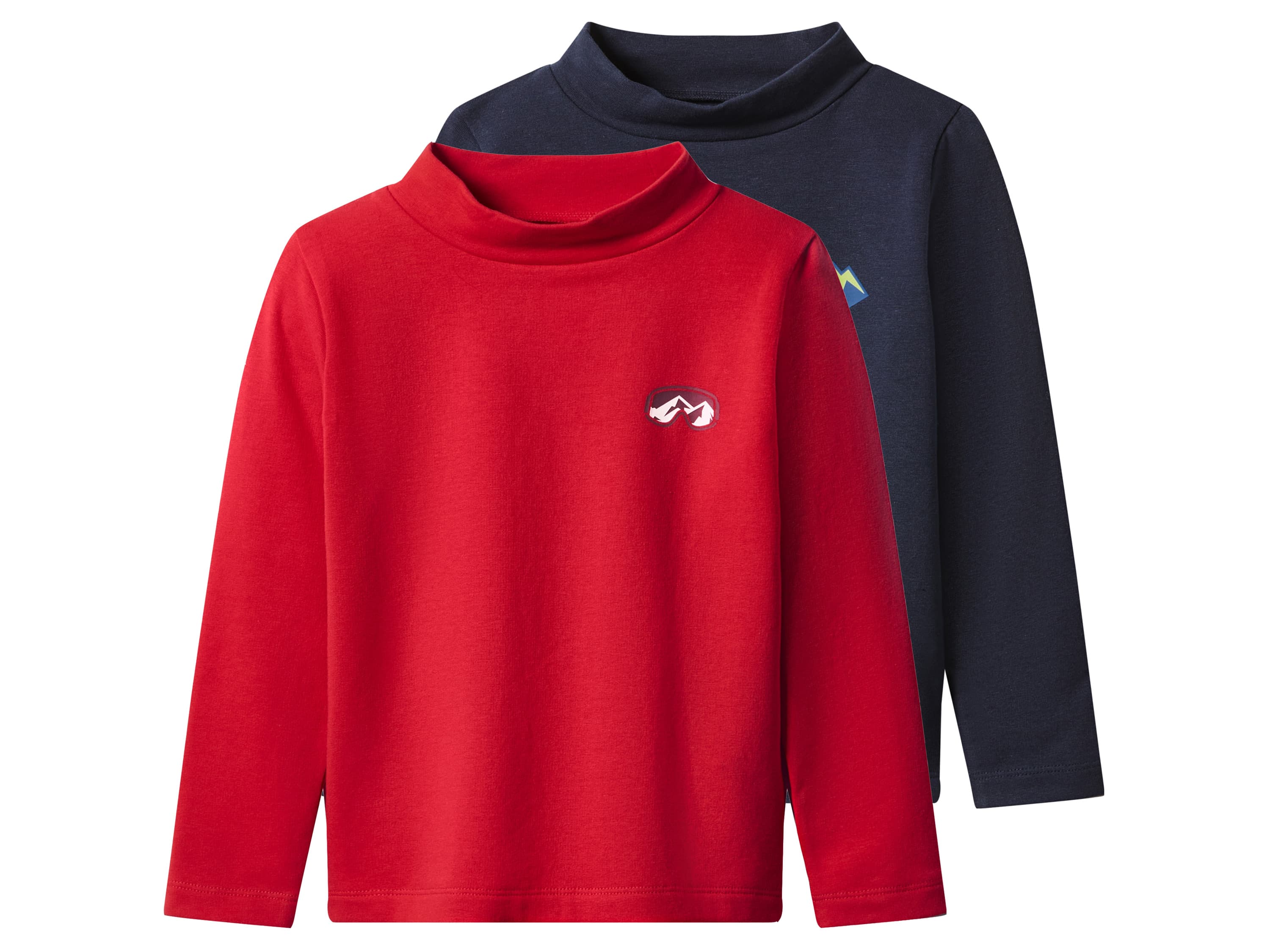 lupilu® Chlapčenské termotričko s dlhým rukávom, 2 kusy (navy modrá/červená, 86/92) 1