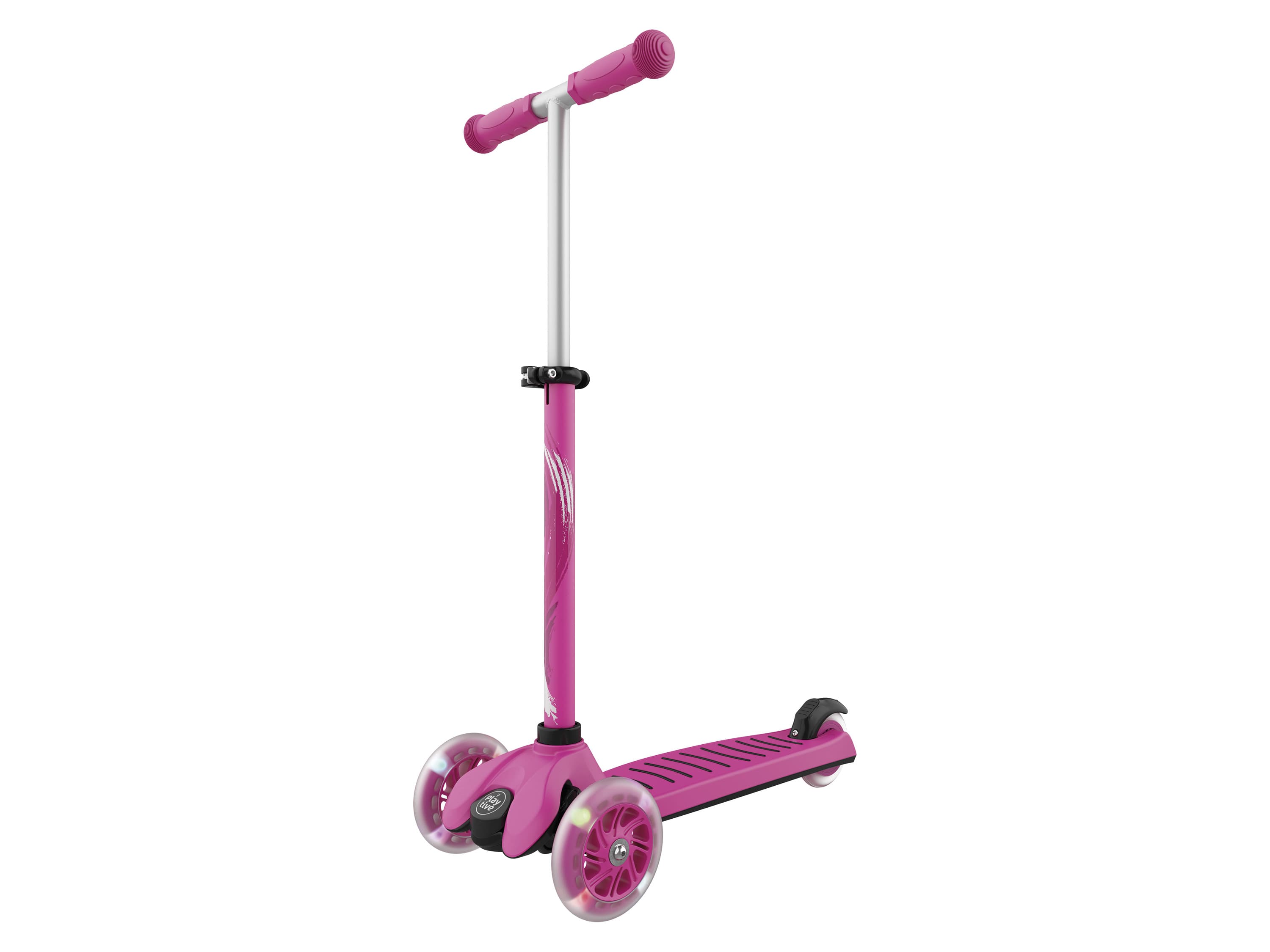 Playtive Detská kolobežka s LED kolieskami (bledoružová) 1