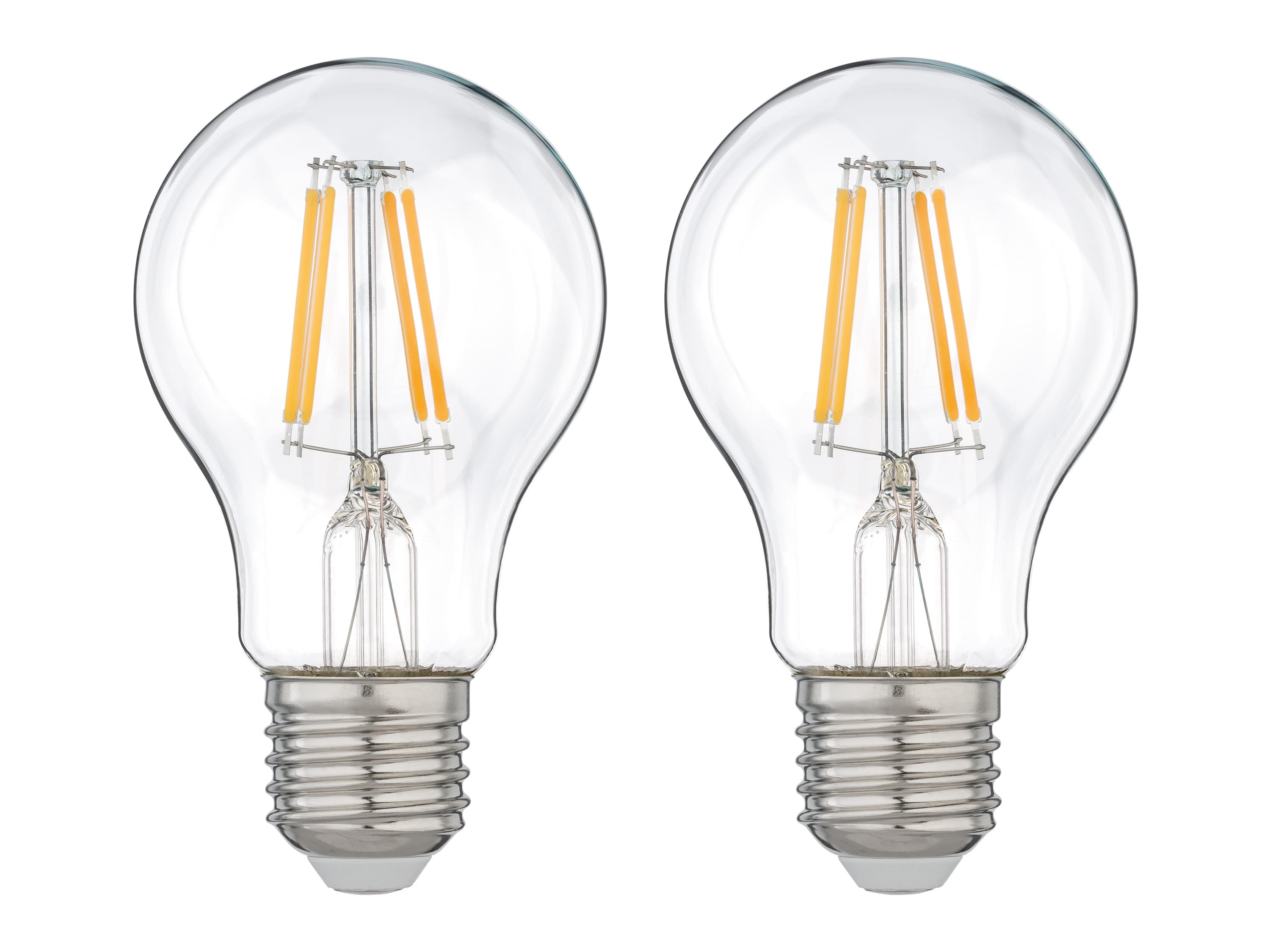 LIVARNO® Filamentové LED žiarovky (guľa E27 4,2 W, 2 kusy)