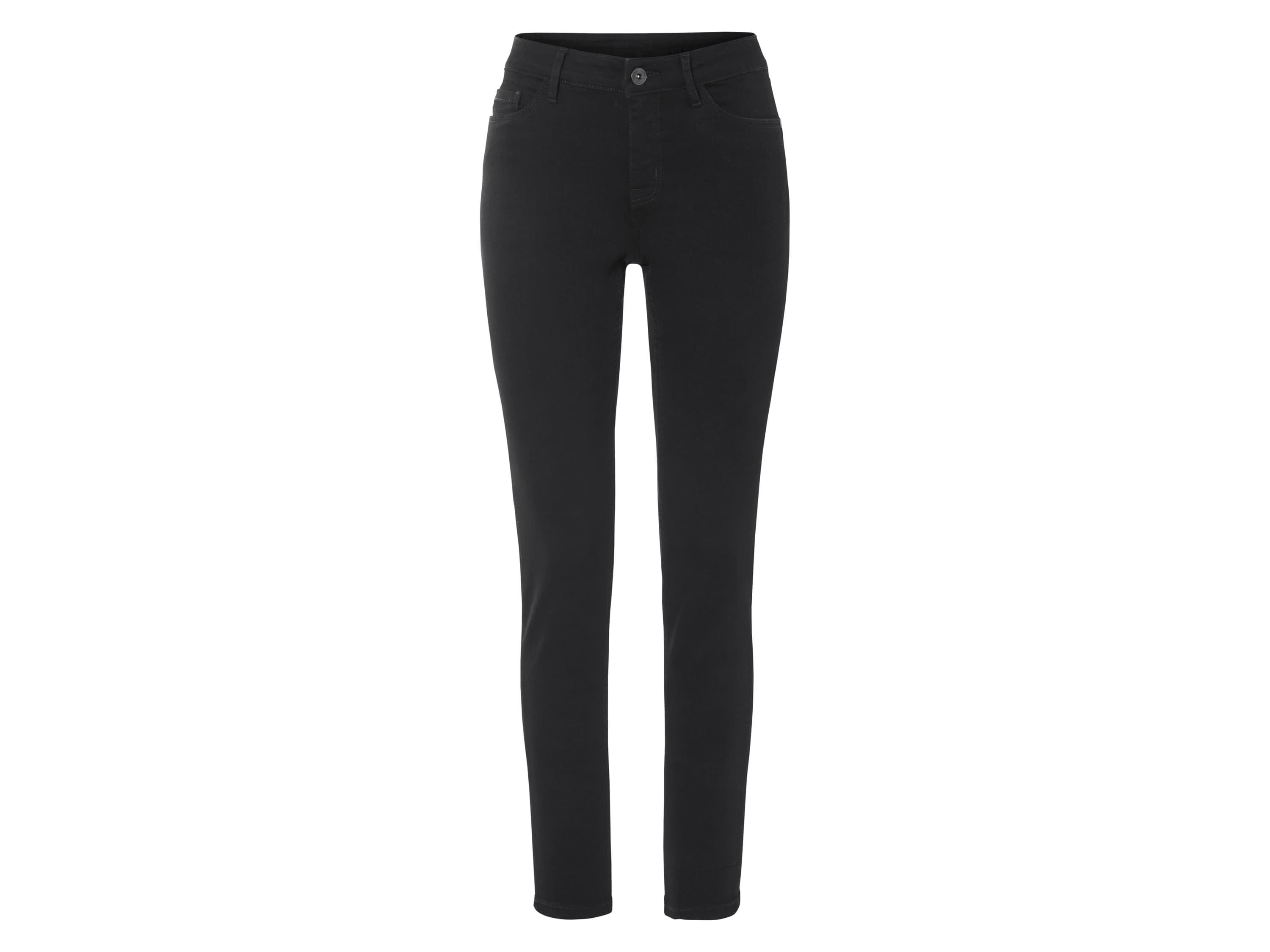 esmara® Dámske rifle Push-up „Super Skinny Fit" (čierna, 36)