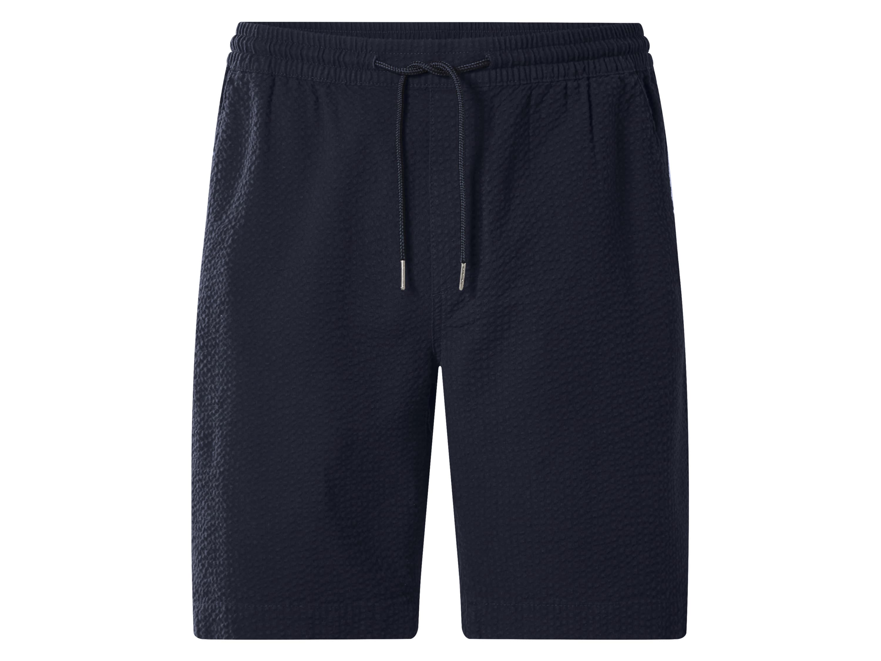 esmara Men Pánske šortky Seersucker (navy modrá, M (48/50)) 1