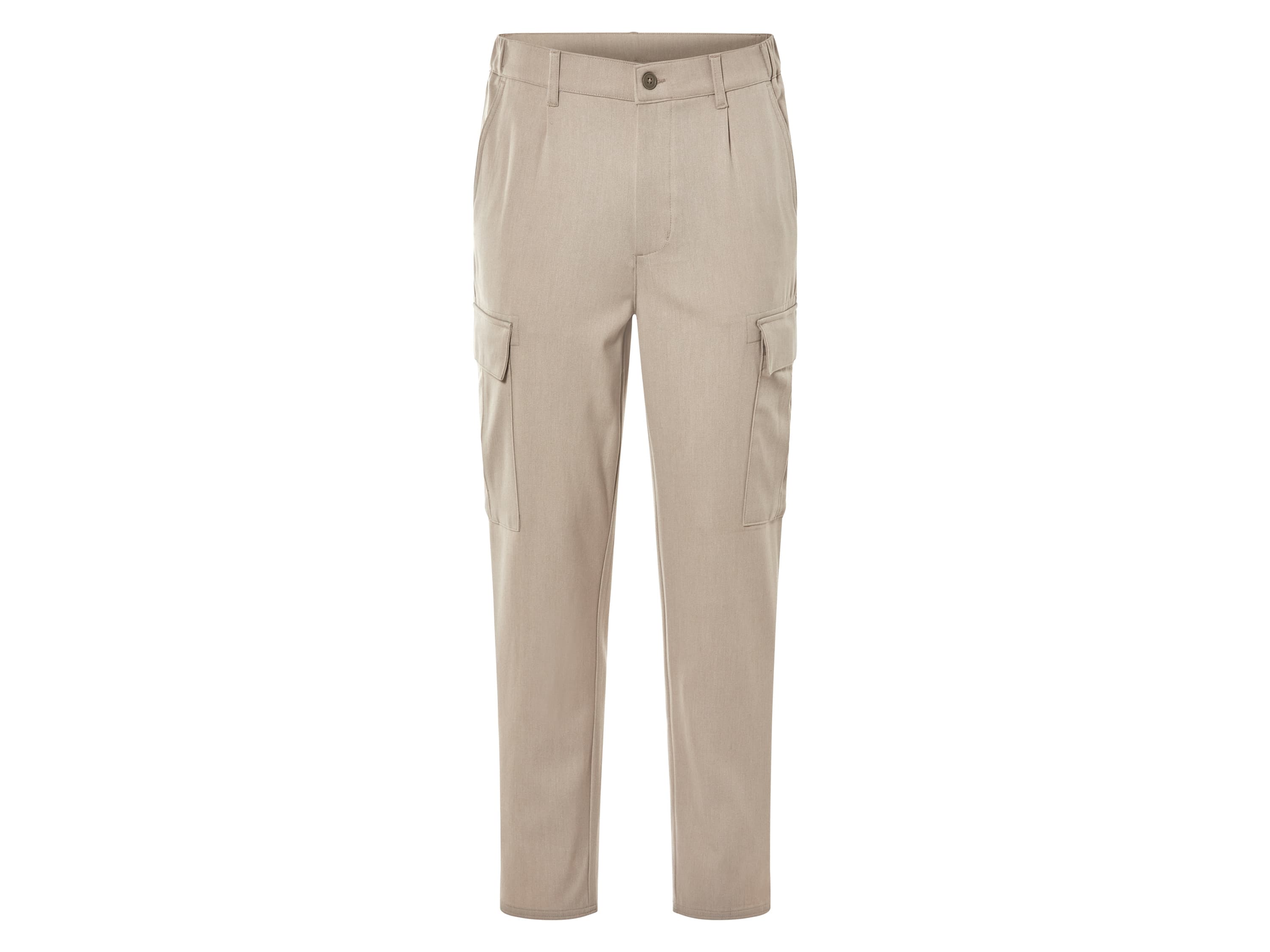 LIVERGY® Pánske cargo nohavice  (bledohnedá, S (44/46)) 1