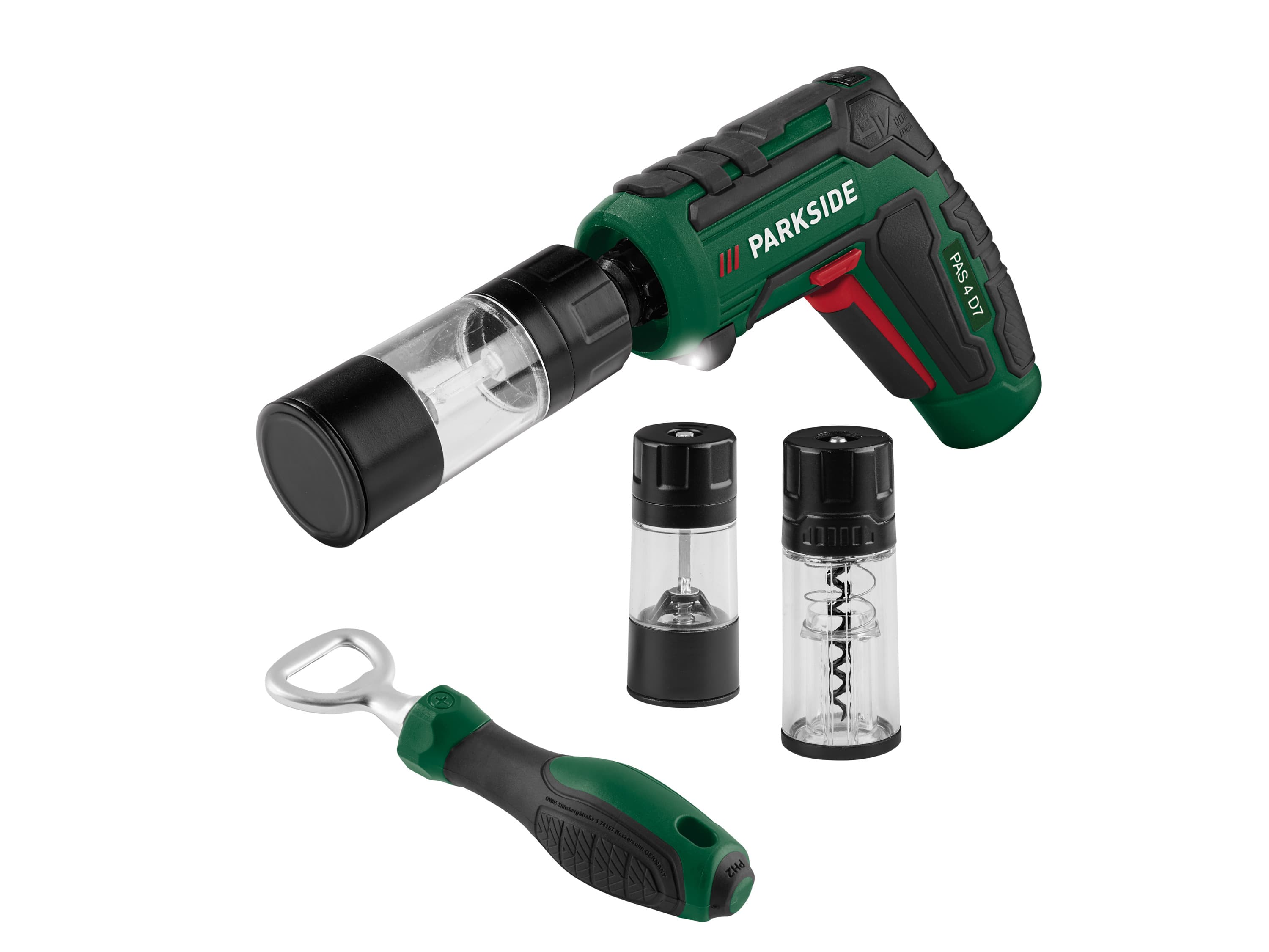 PARKSIDE® Aku skrutkovač s príslušenstvom na grilovanie 4 V PAS 4 D7 1