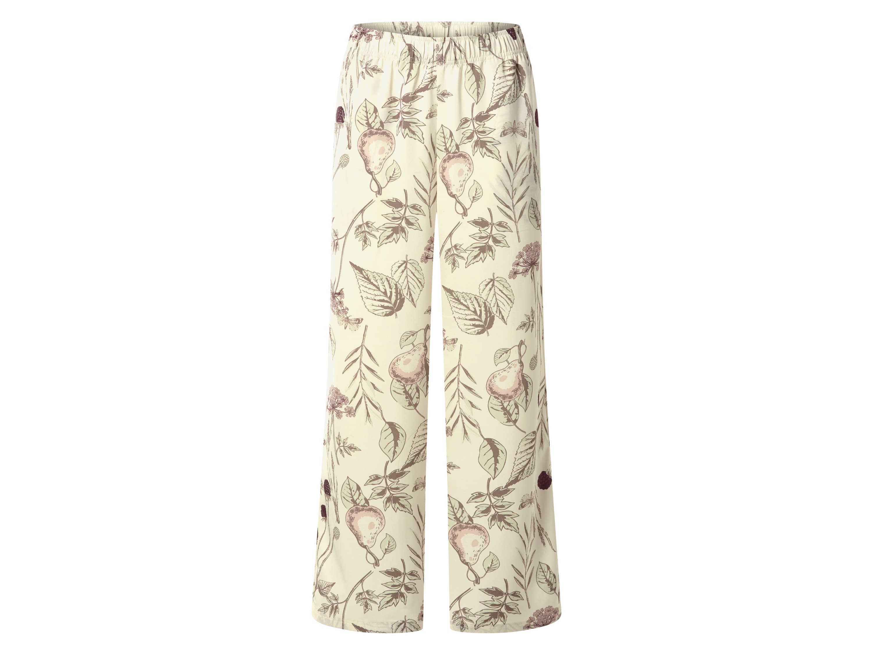 ESMARA® Dámske široké nohavice Wide Leg (biela, 46)