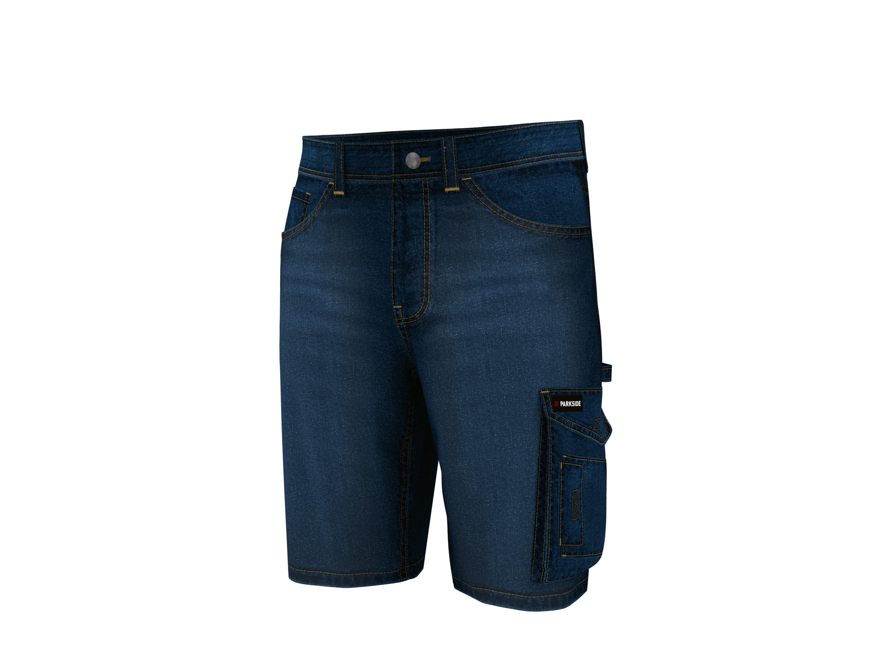 PARKSIDE® Pánske džínsové pracovné šortky (modrá, 48)