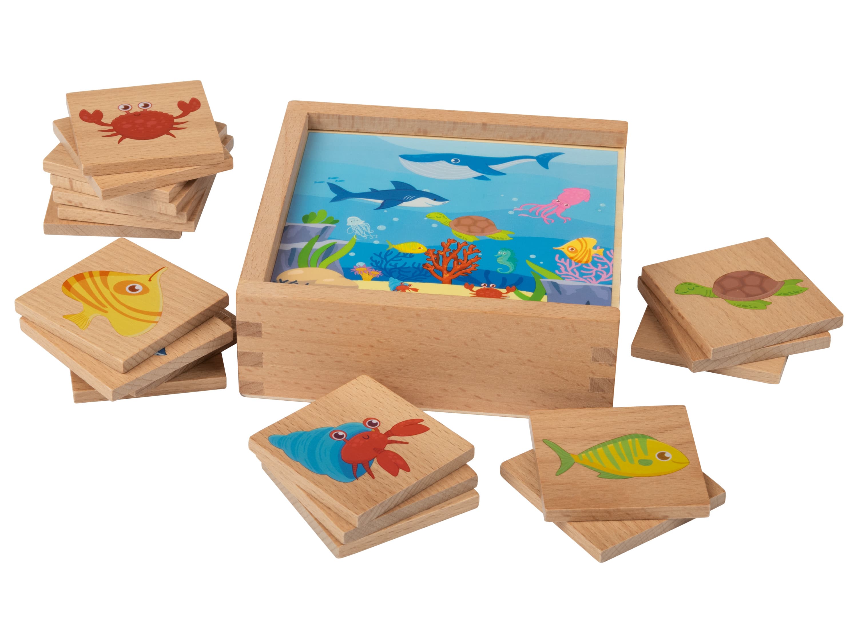 Playtive Drevená hračka (pexeso)