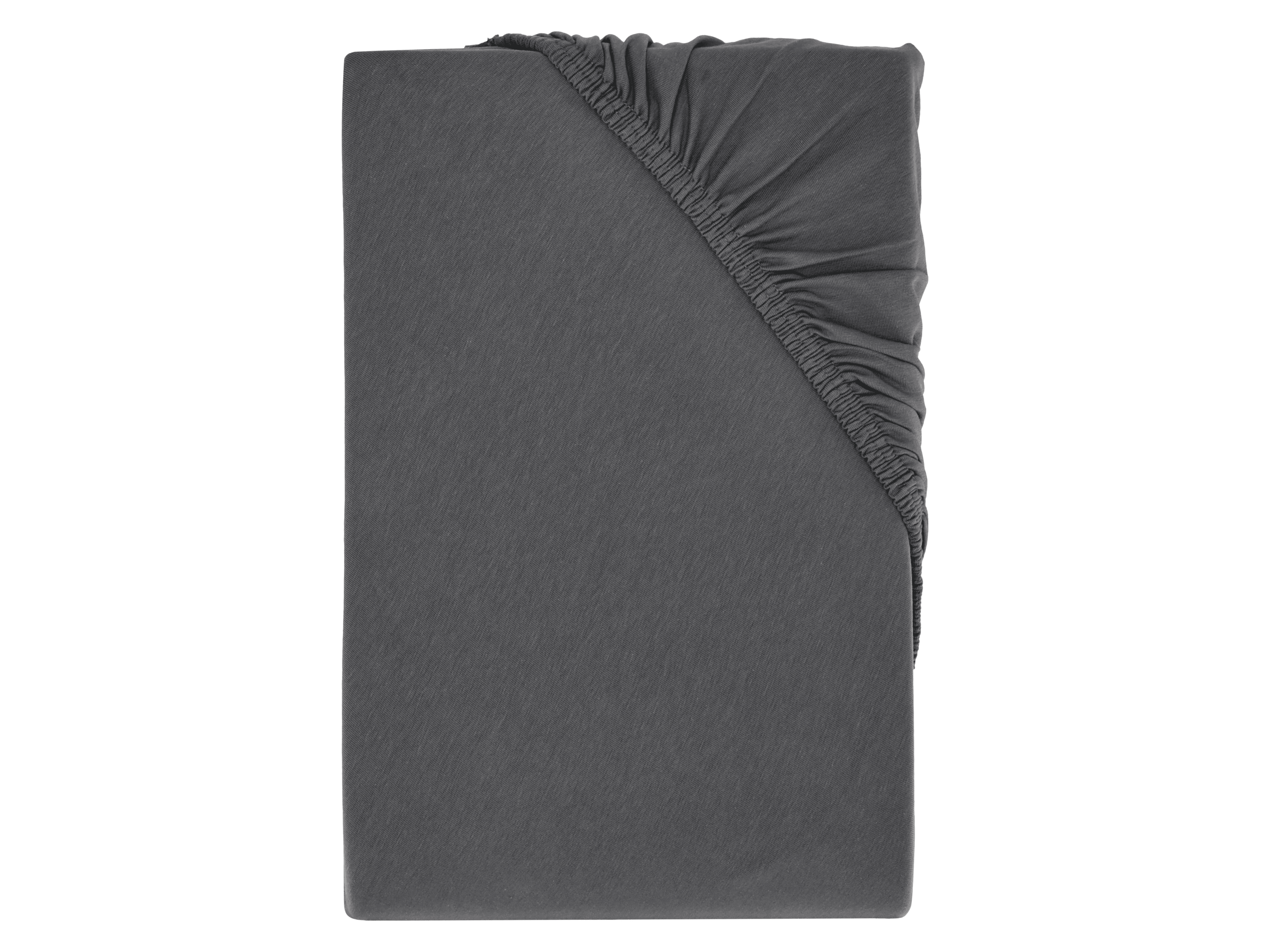 LIVARNO home Bi-elastická napínacia plachta na boxstringovú posteľ, 180 – 200 x 200 cm (antracitová)