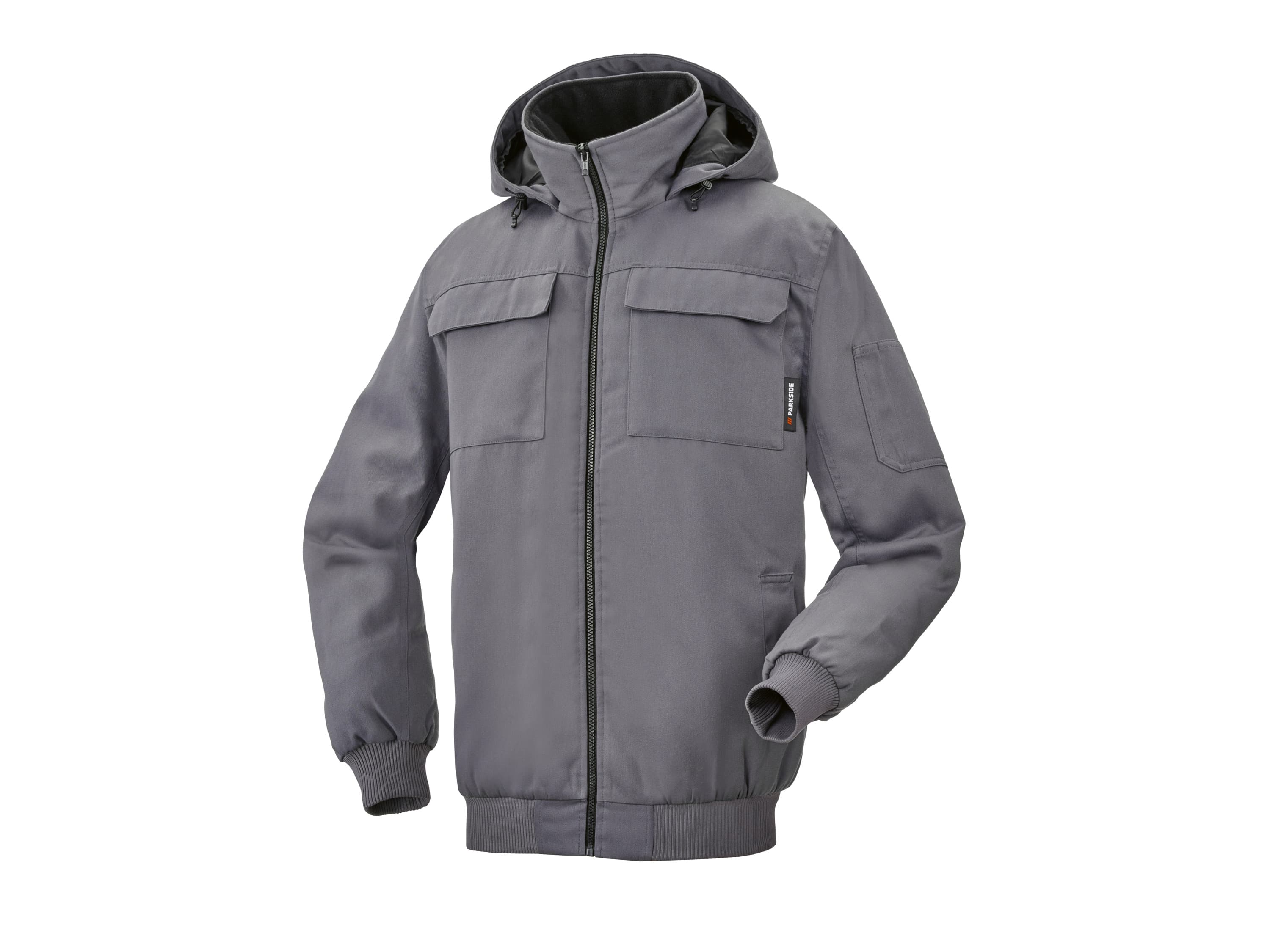 PARKSIDE® Pánska pracovná bunda s podšívkou (sivá, L (52/54)) 1
