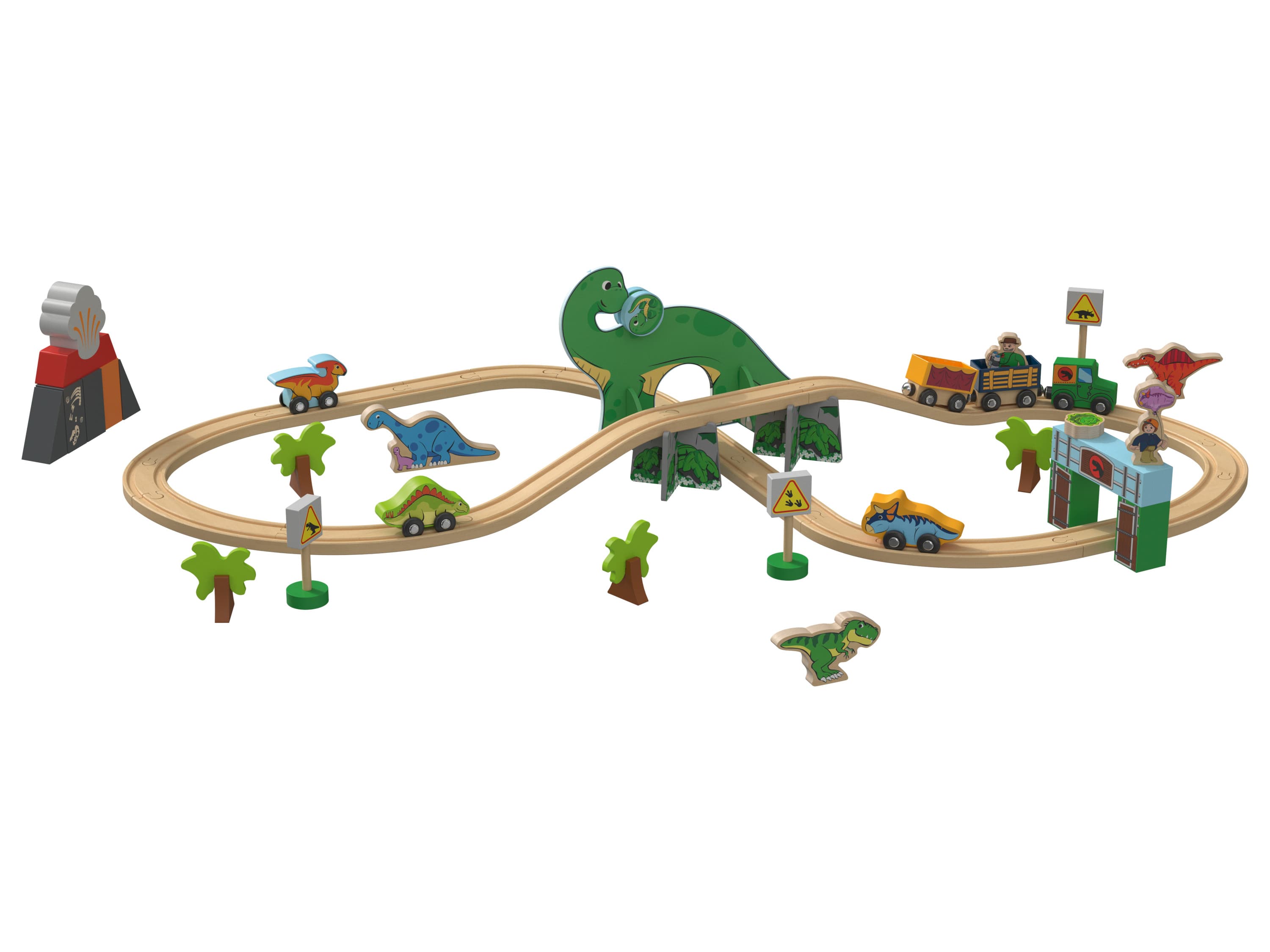 Playtive Železničná súprava farma/dinosaury (dinosaury)
