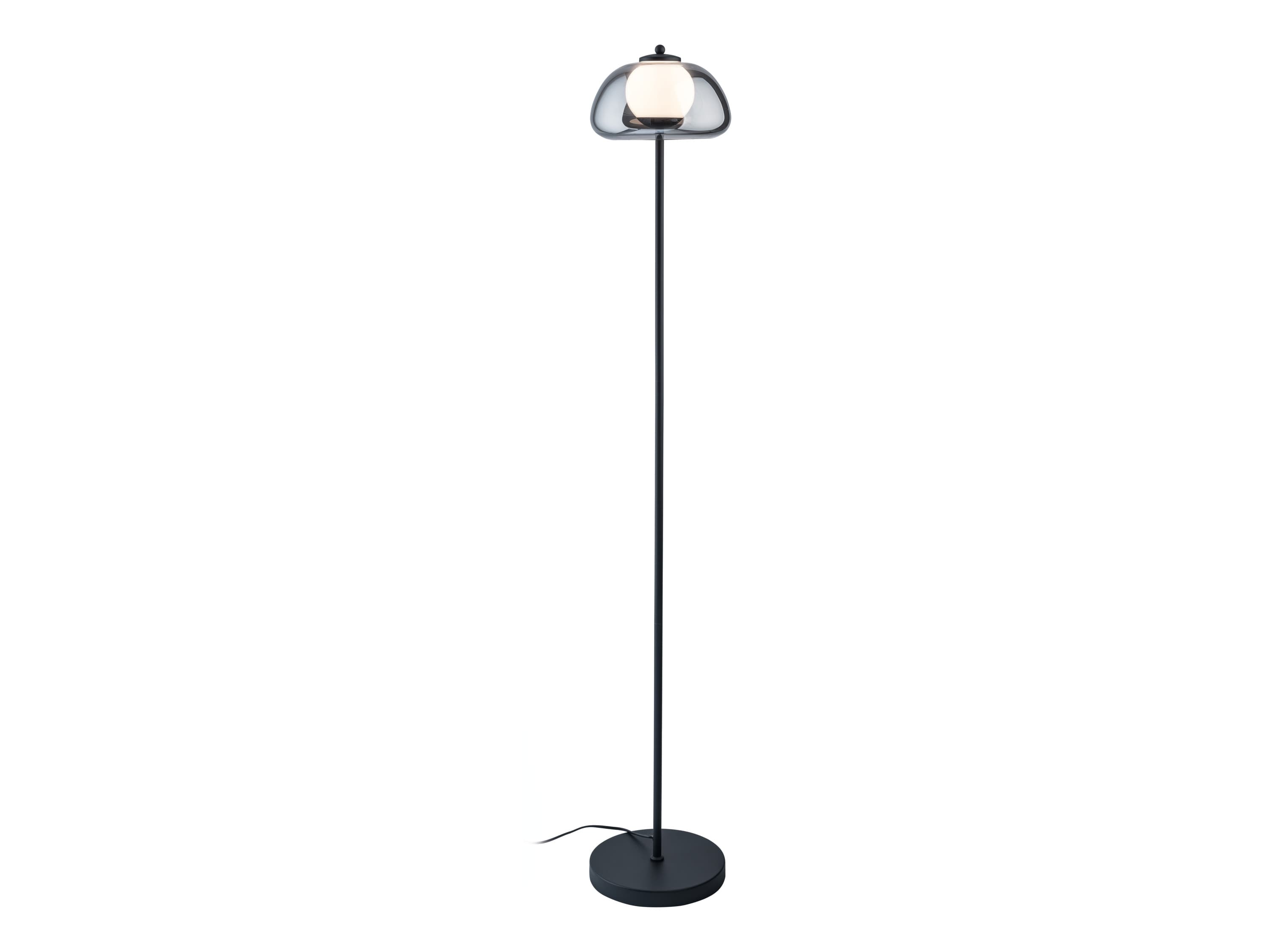 LIVARNO home Stojacia LED lampa (sivé sklo) 1