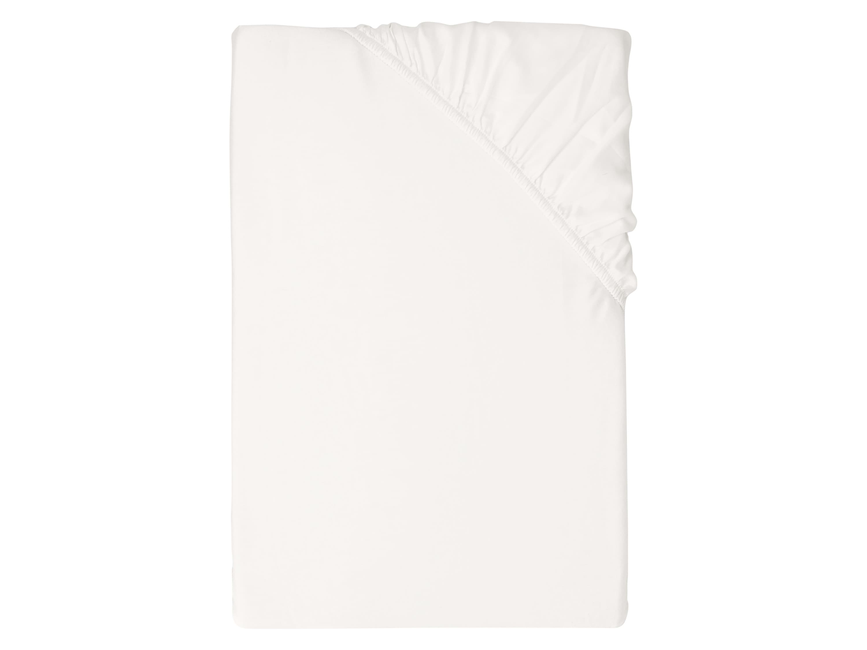 LIVARNO® Napínacia plachta z bambusovej viskózy Premium, 90-100 x 200 cm (béžová) 1