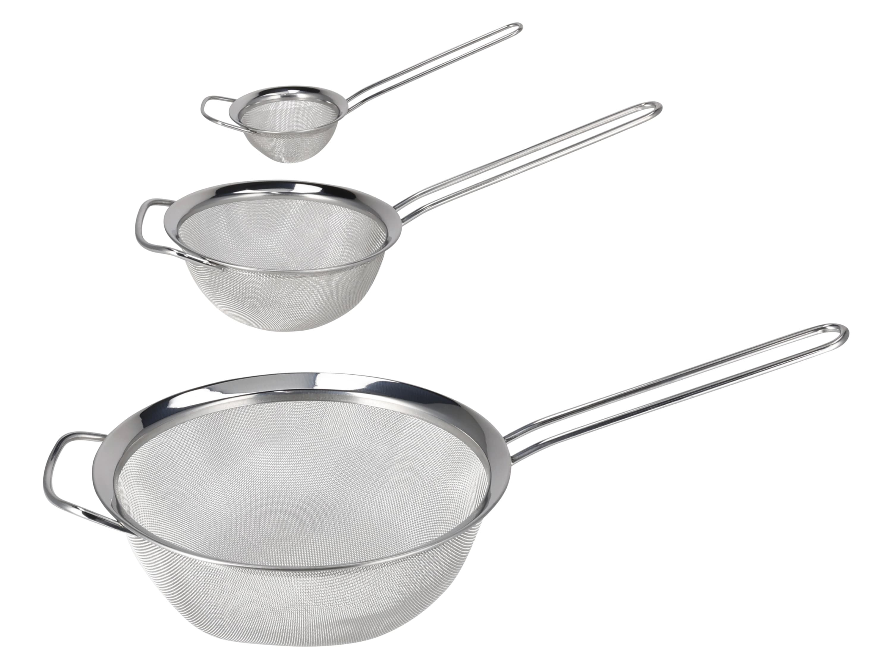 SILVERCREST® Sitká z nehrdzavejúcej ocele, 3-dielna súprava