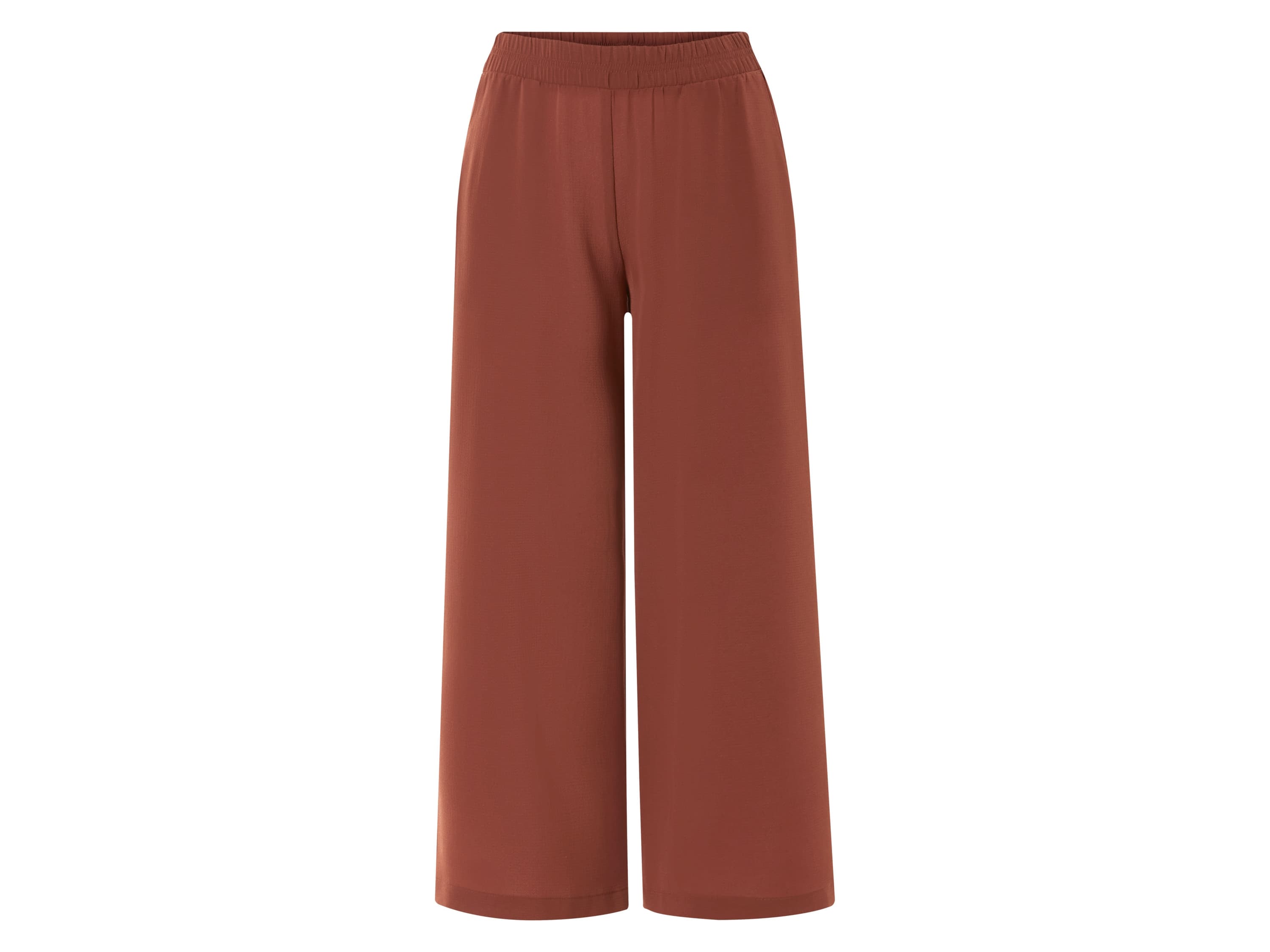 ESMARA® Dámske nohavice „Wide Leg“ (červená, 34) 1