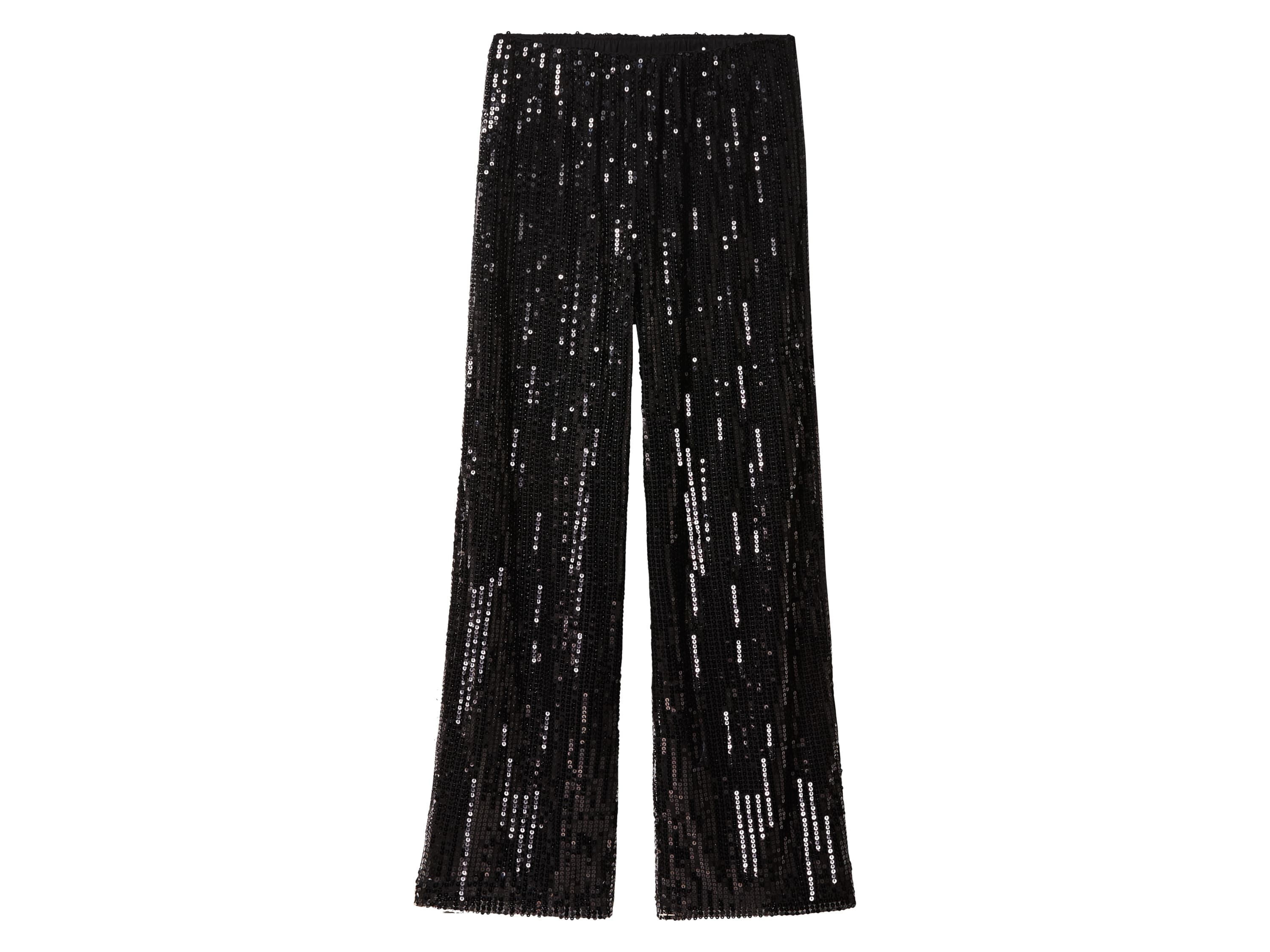 esmara® Dámske flitrové nohavice (čierna, XS (32/34)) 1