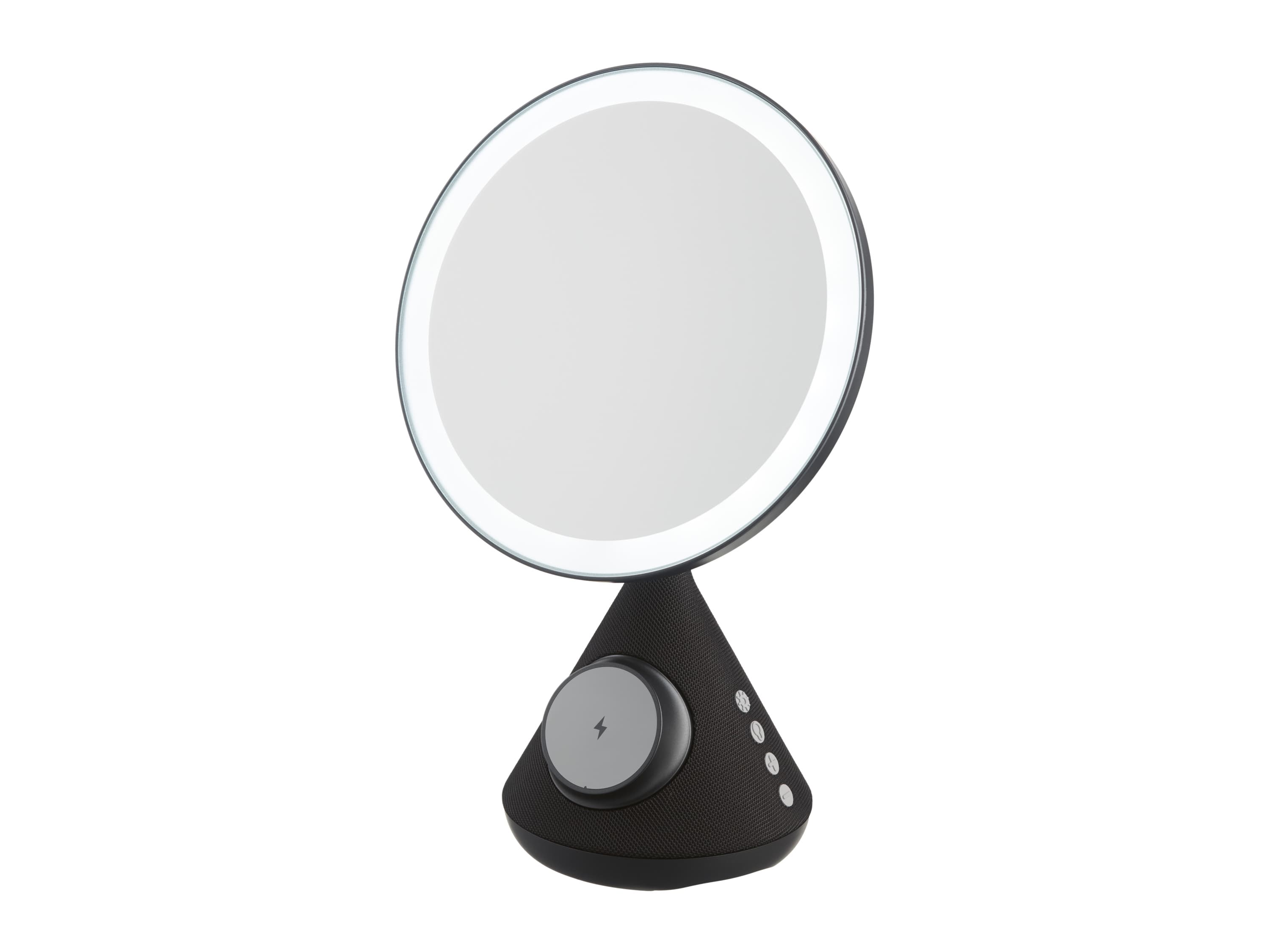 TRONIC® LED zrkadlo s Bluetooth® reproduktorom (Čierna)