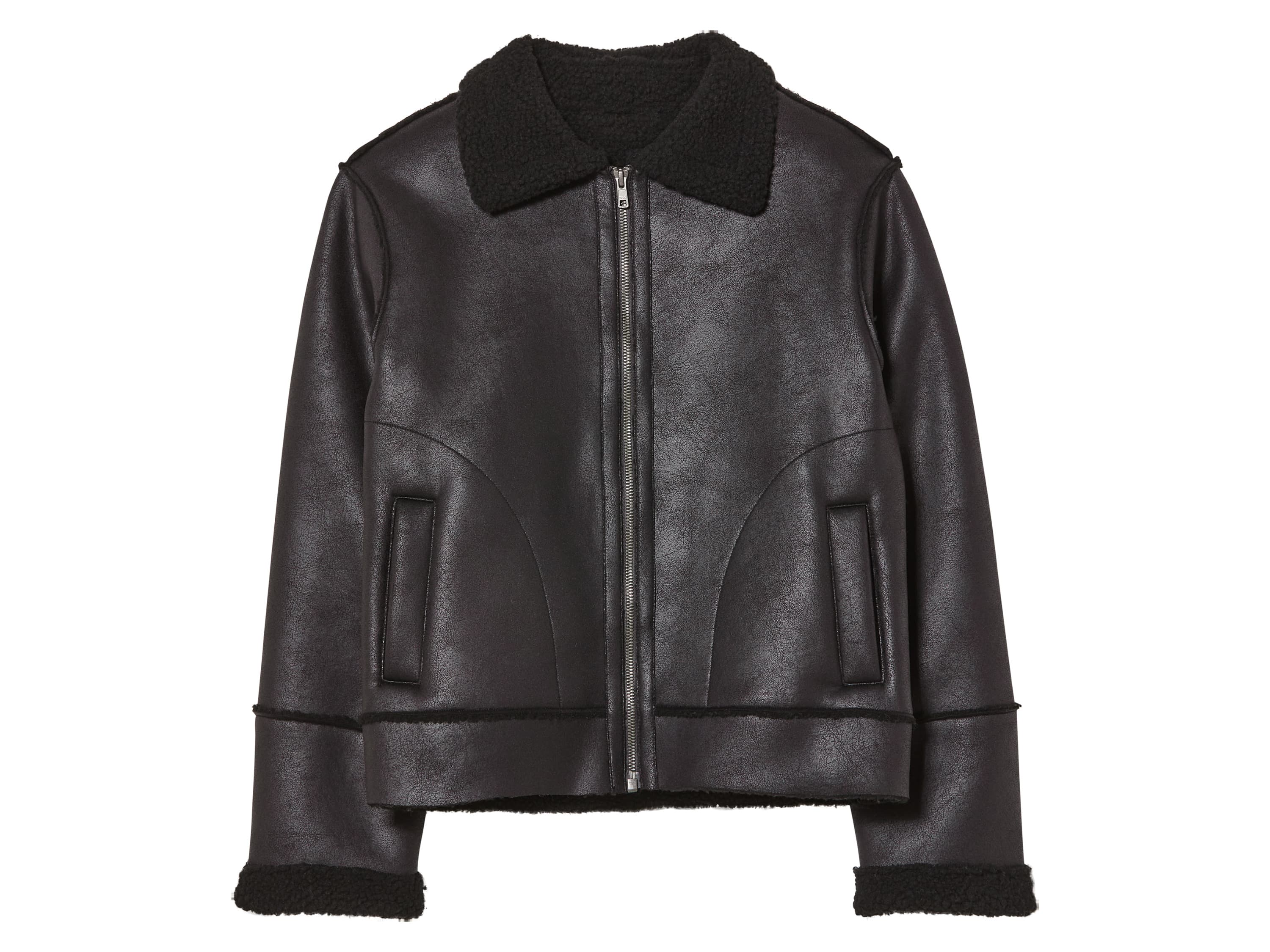pepperts!® Chlapčenská bunda Biker (134, čierna) 1