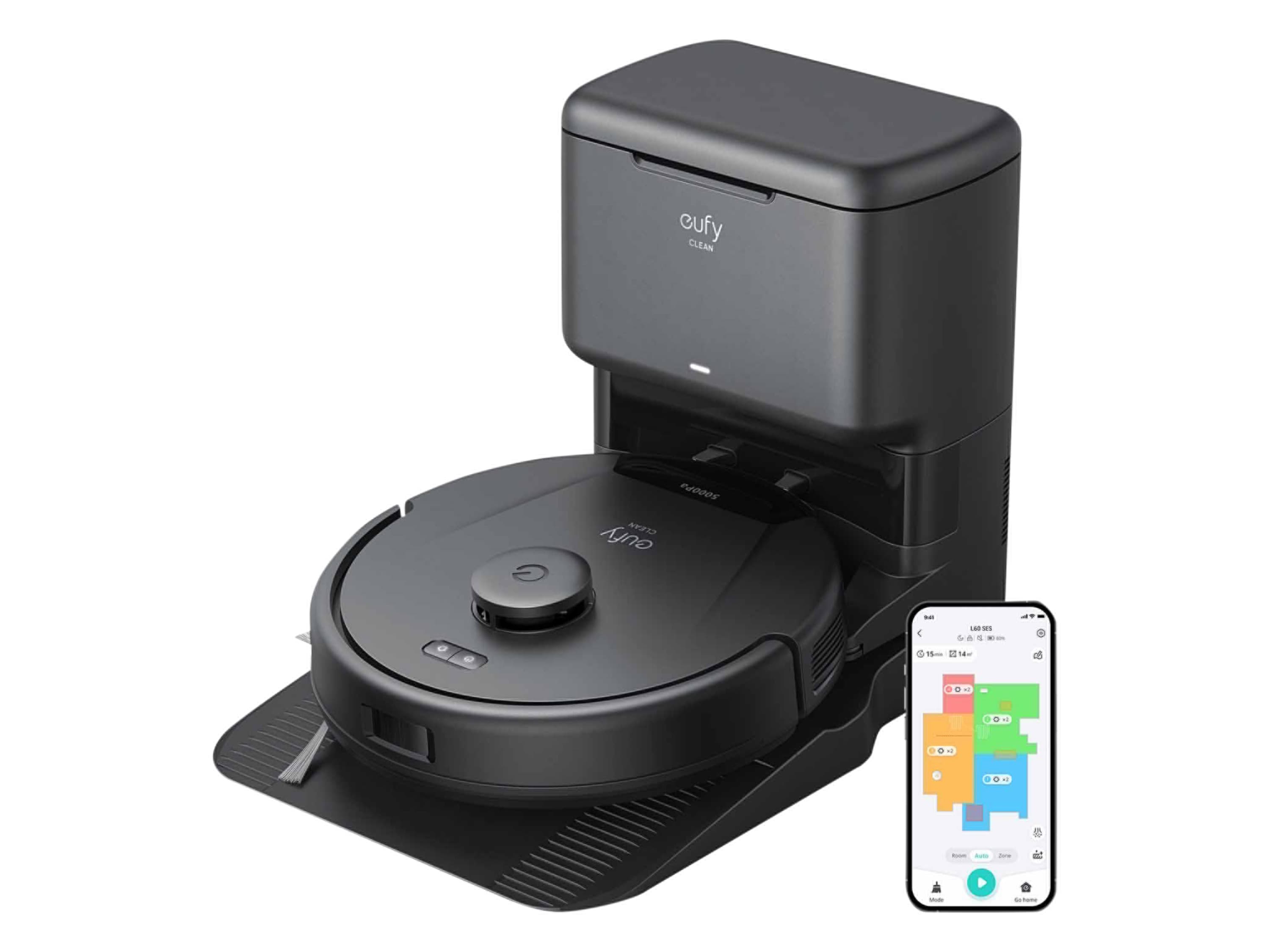eufy Robotický vysávač s  funkciou mopovania Clean L60 Hybrid (robotický vysávač) 1