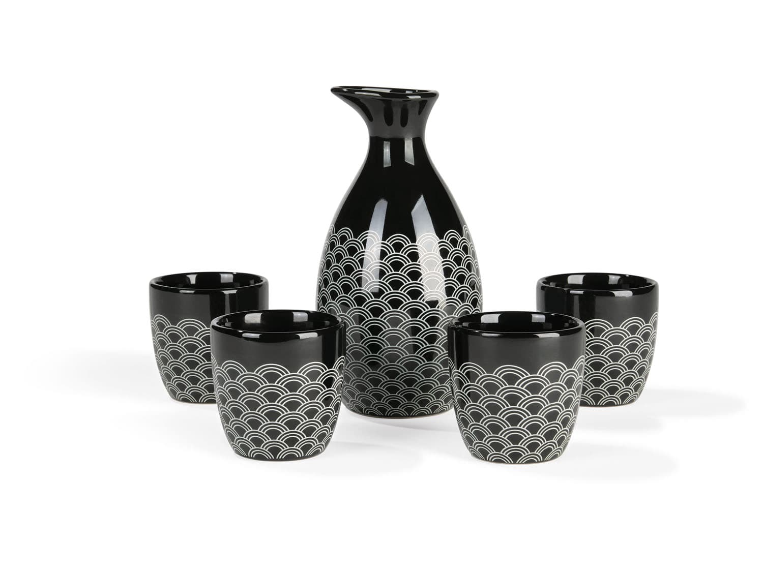 ERNESTO® Sake súprava, 5-dielna (so vzorom)