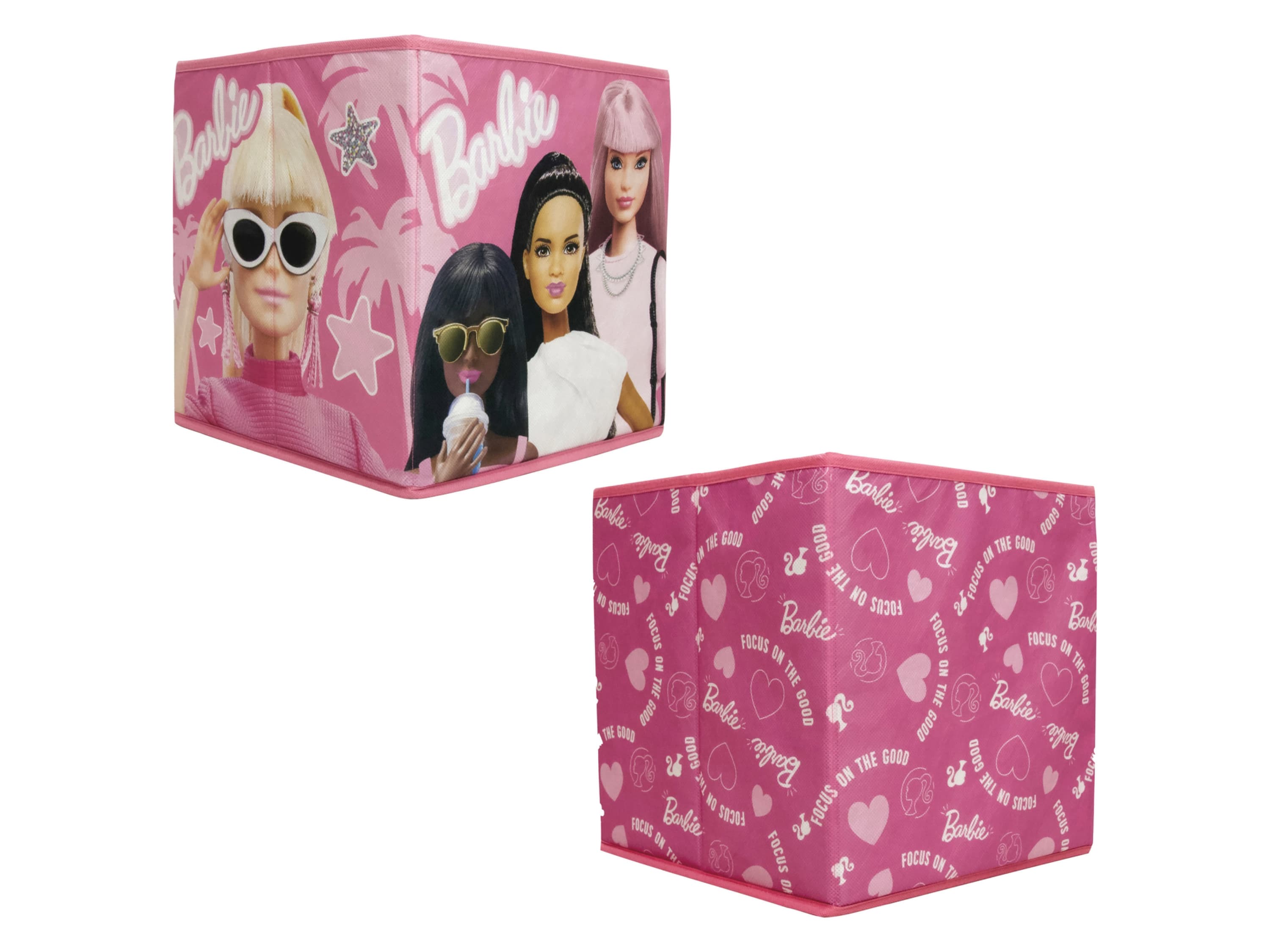 Úložný box Barbie, 2 kusy (ružová)
