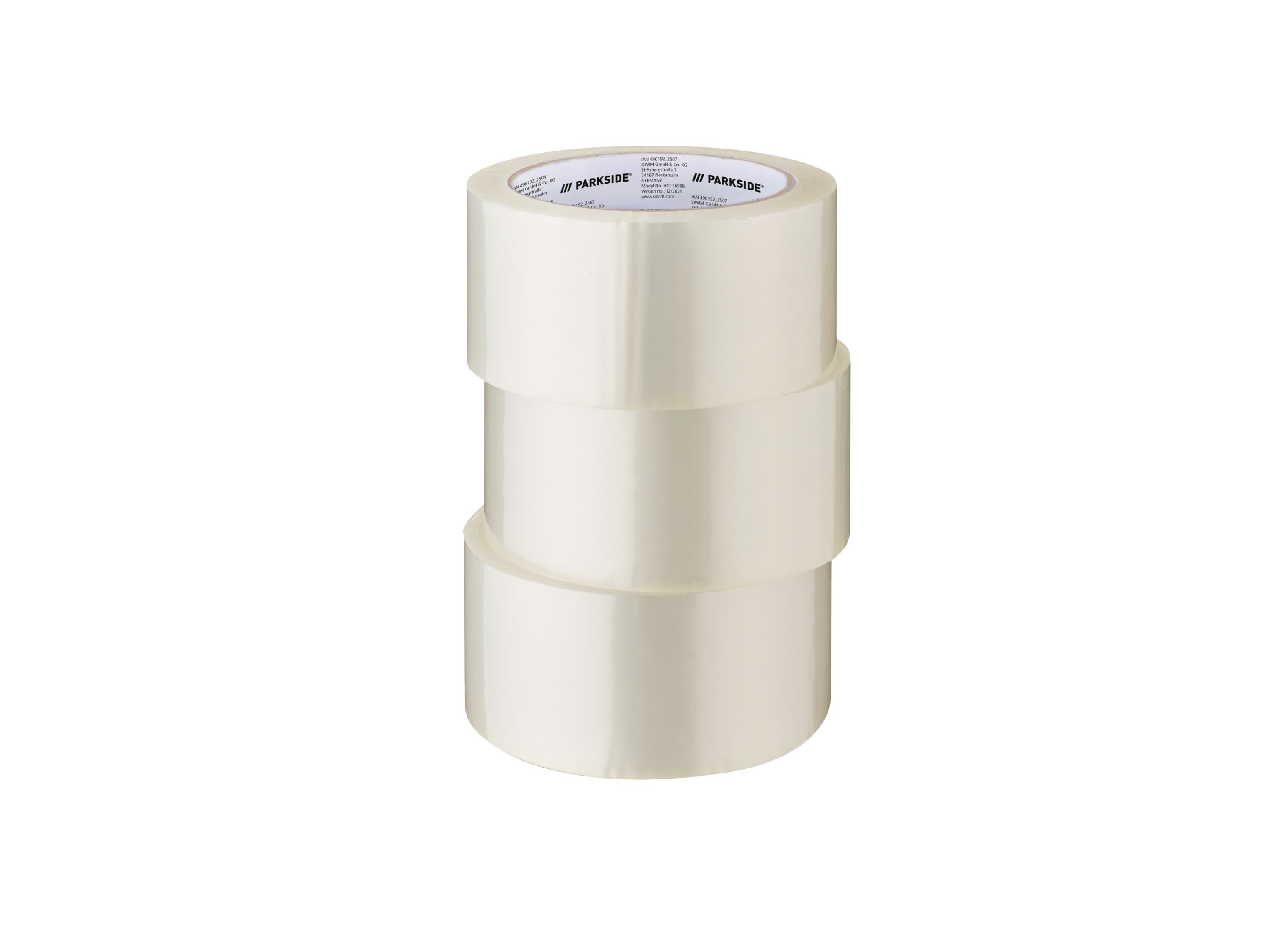 PARKSIDE® Lepiaca páska, 3 kusy (transparentná) 1