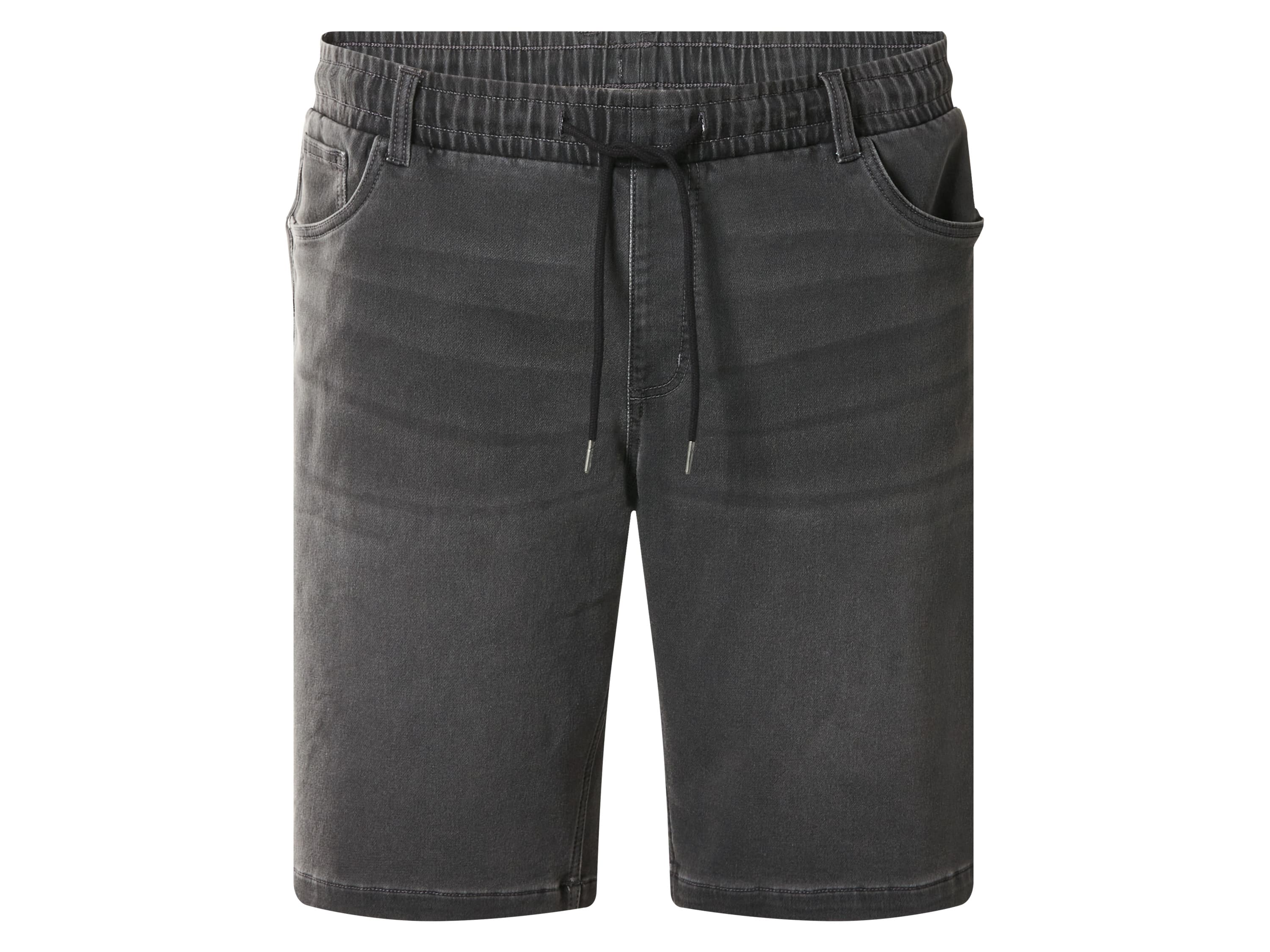 esmara Men Pánske teplákové rifľové bermudy XXL (antracitová, 3XL (64/66))