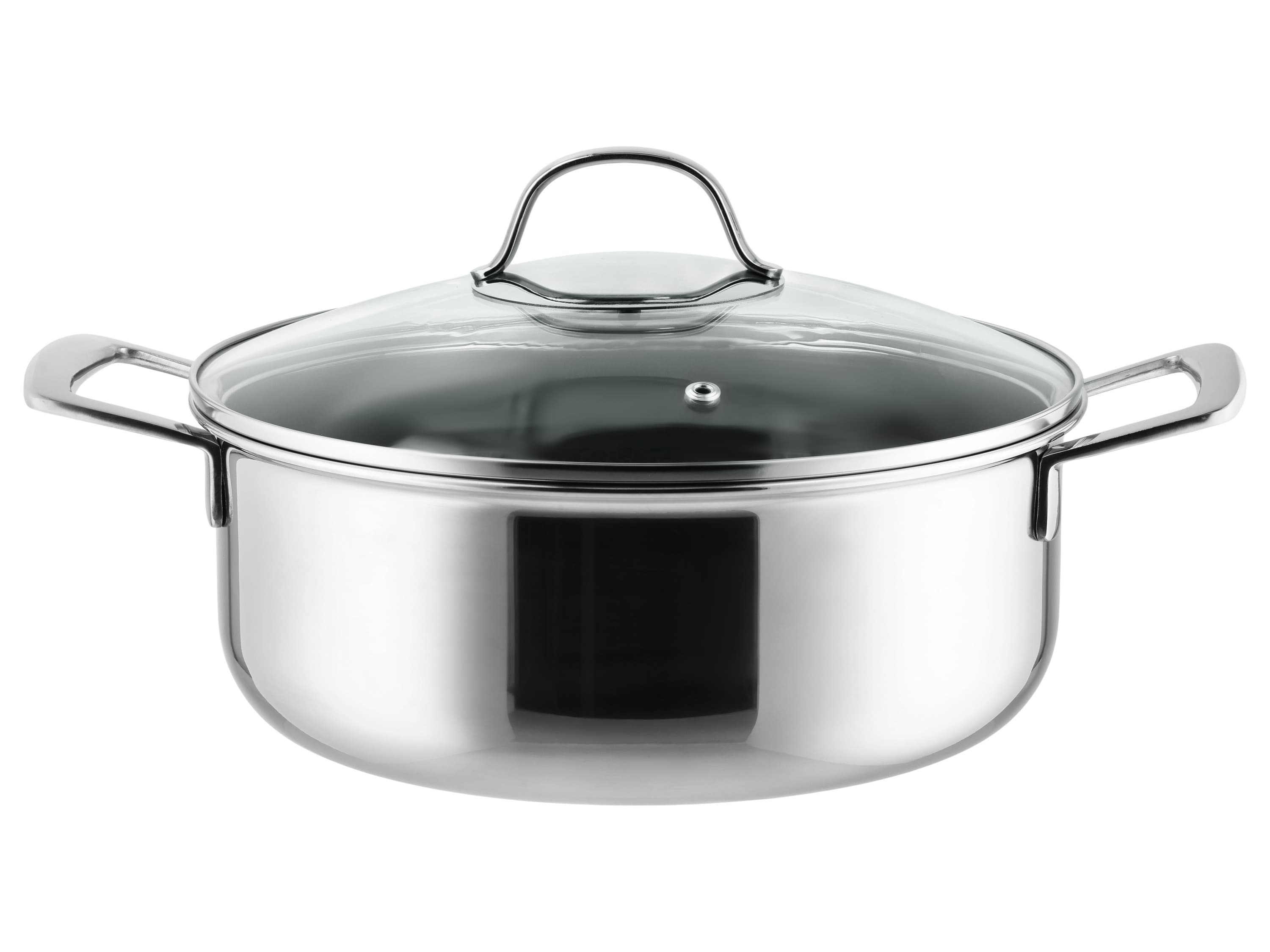 SILVERCREST® Hrniec z ušľachtilej ocele Premium, Ø 24 cm