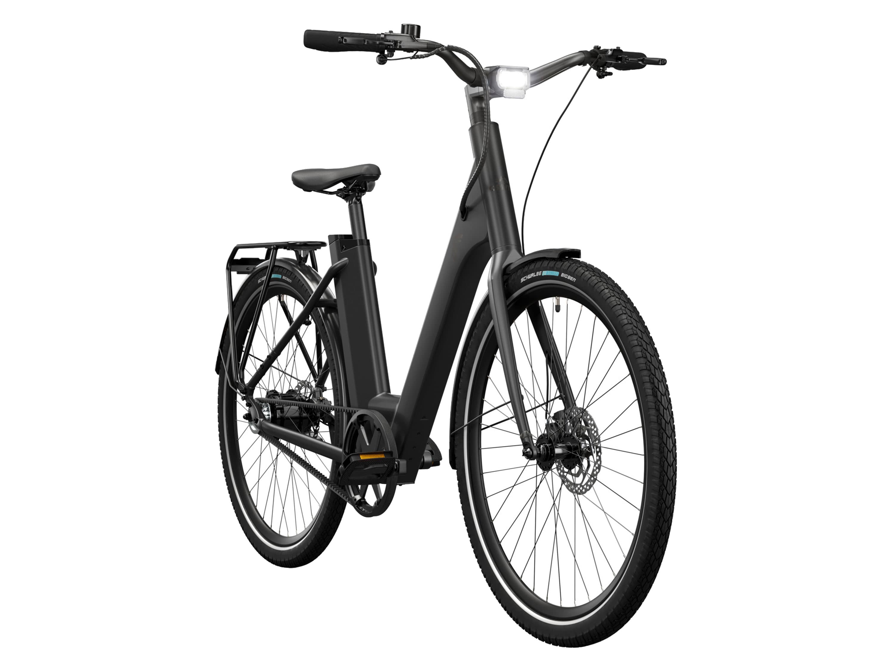 CRIVIT Mestský elektrobicykel Y.3 Belt Drive (čierna) 1
