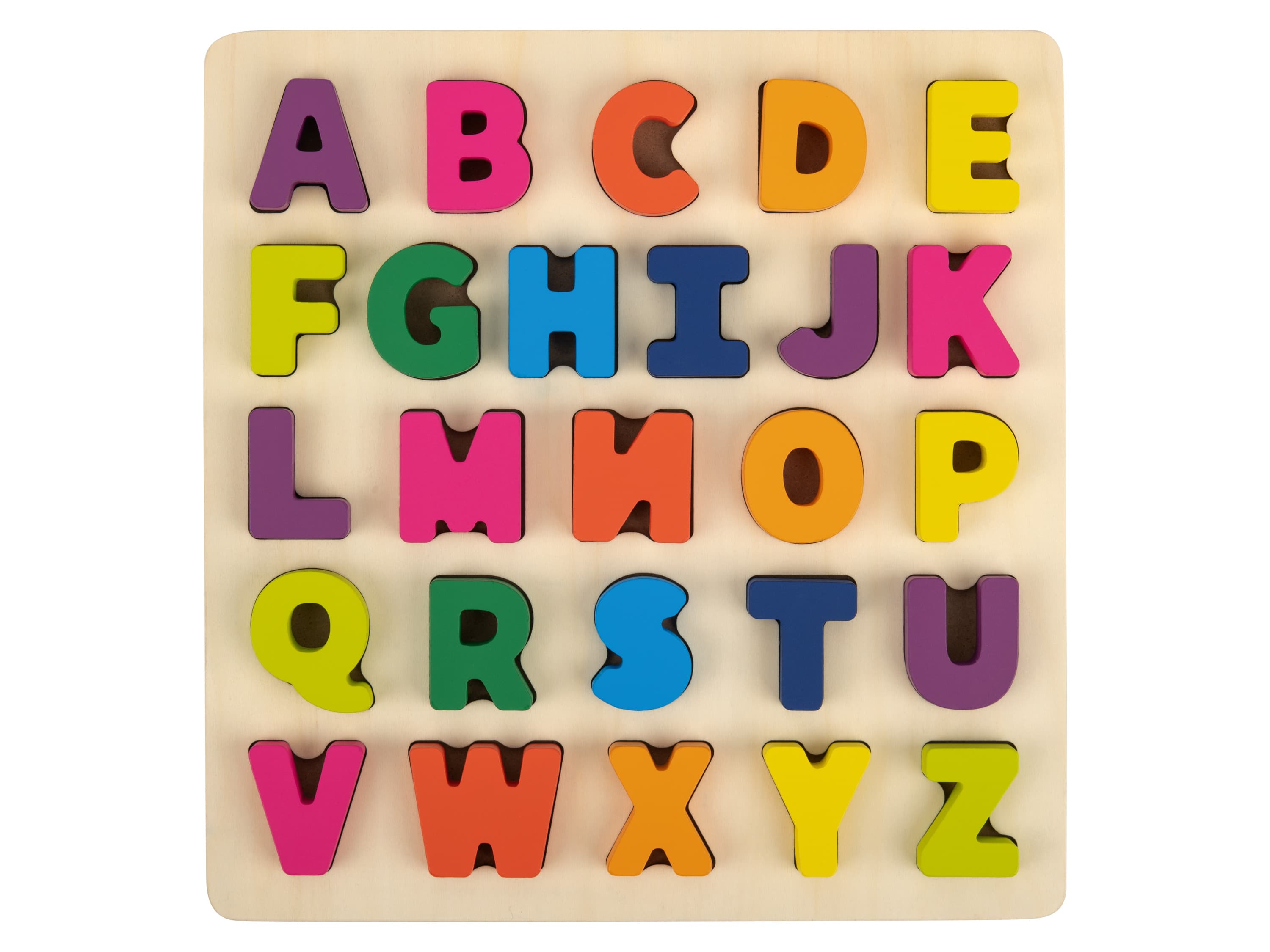 LUPILU® Drevené náučné puzzle (puzzle abeceda) 1