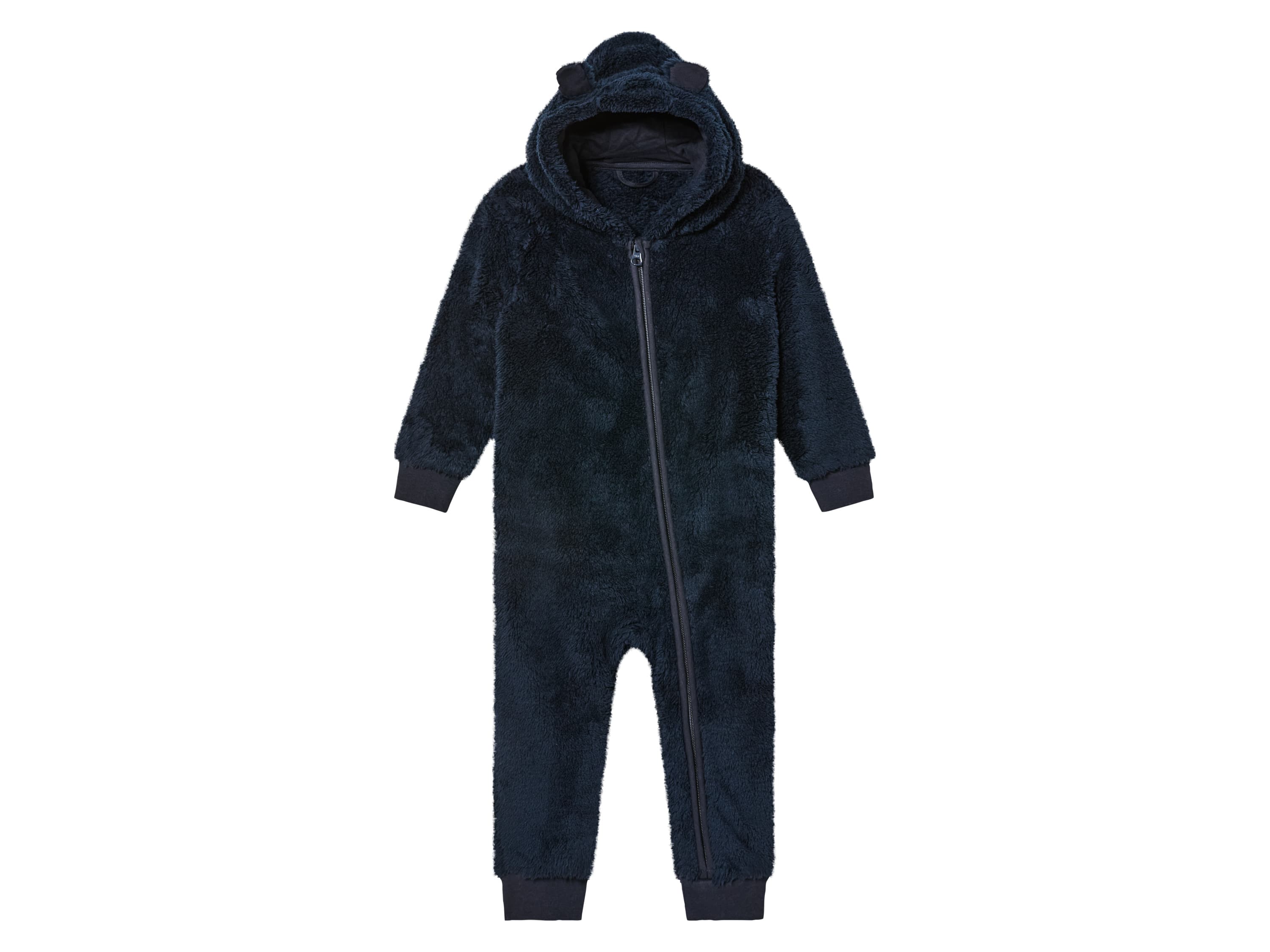 lupilu® Plyšový overal pre bábätká (86/92, navy modrá) 1