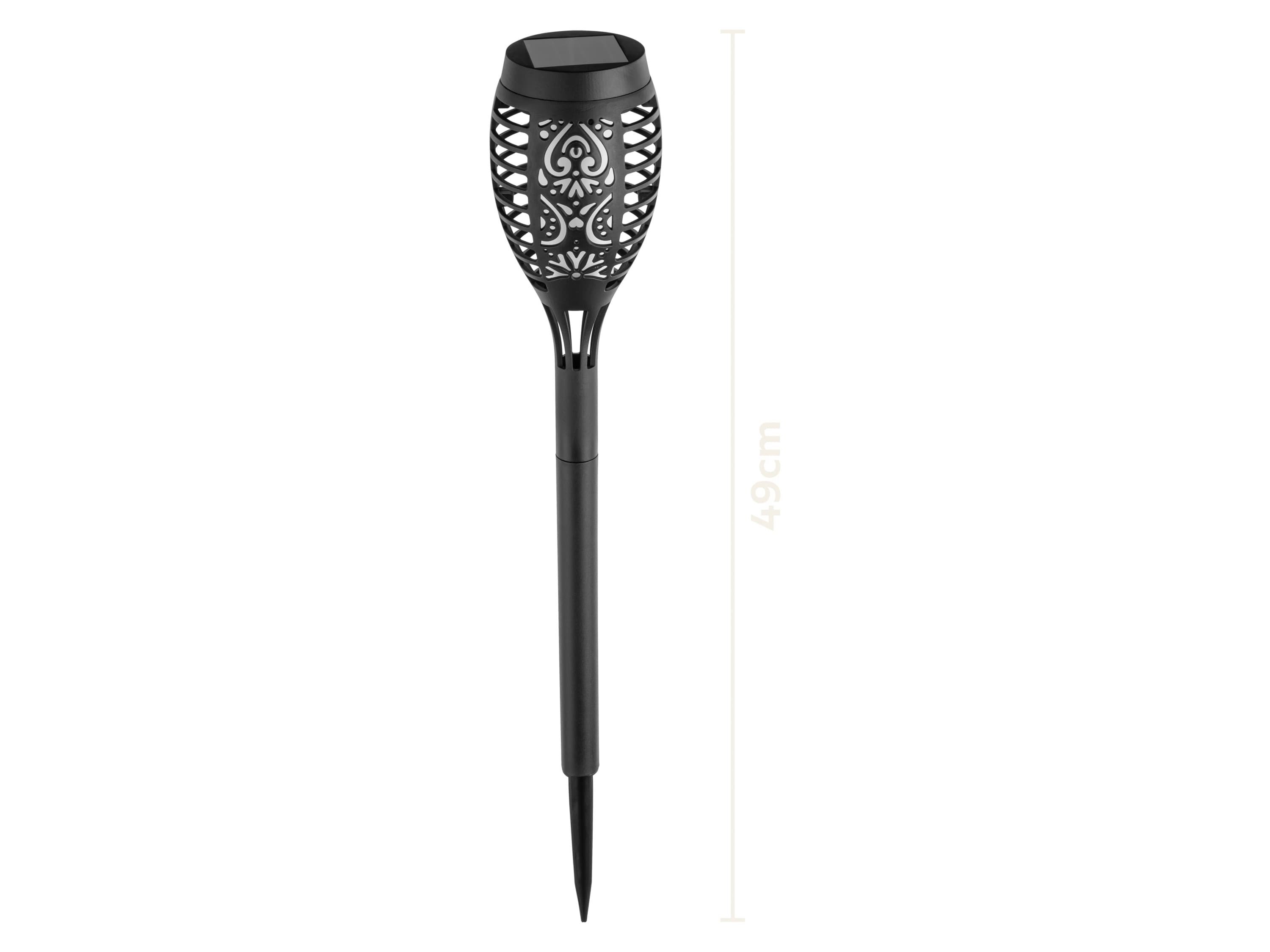 LIVARNO® Solárna LED fakľa, 4 kusy 1