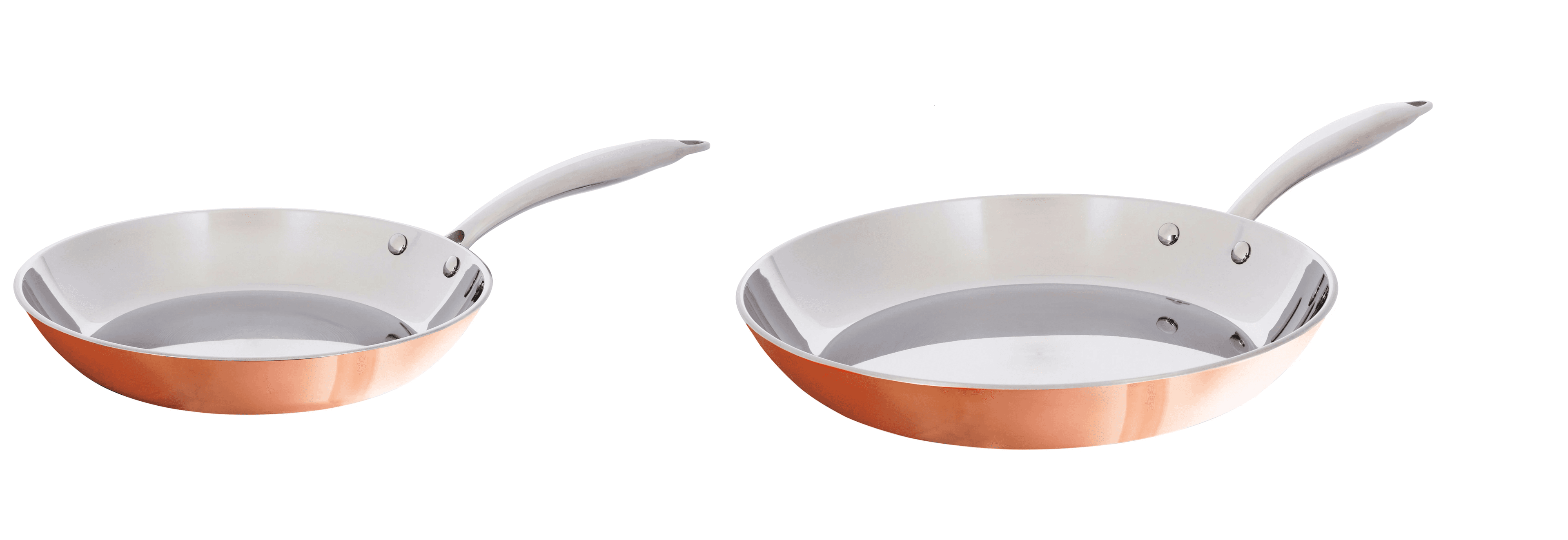 SILVERCREST® Panvica s medenou vrstvou Premium, 24 cm + 28 cm