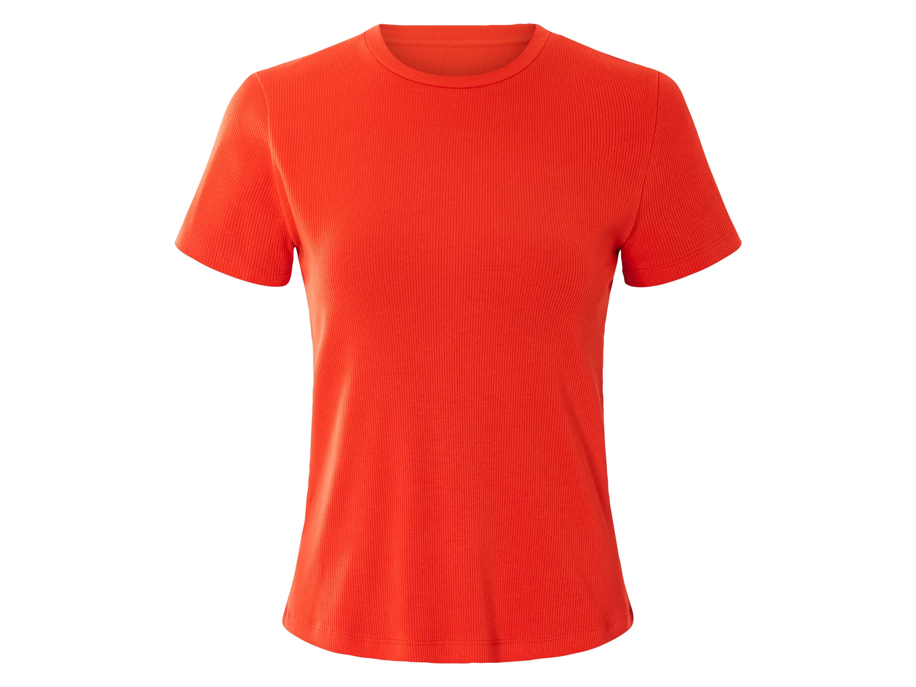 esmara® Dámske rebrované tričko (oranžová, M (40/42)) 1