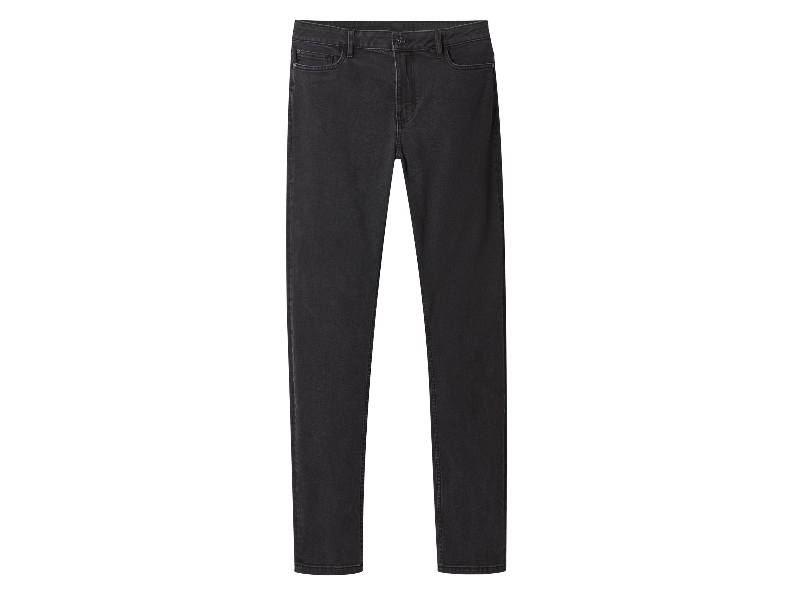 esmara® Dámske rifle „Straight High Waist“ (čierna, 36)