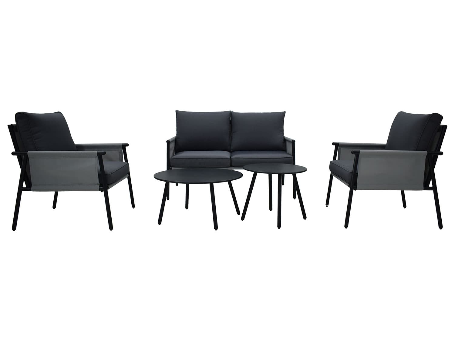 Quadrato Outdoor Sedacia súprava Textilen, 5-dielna 1