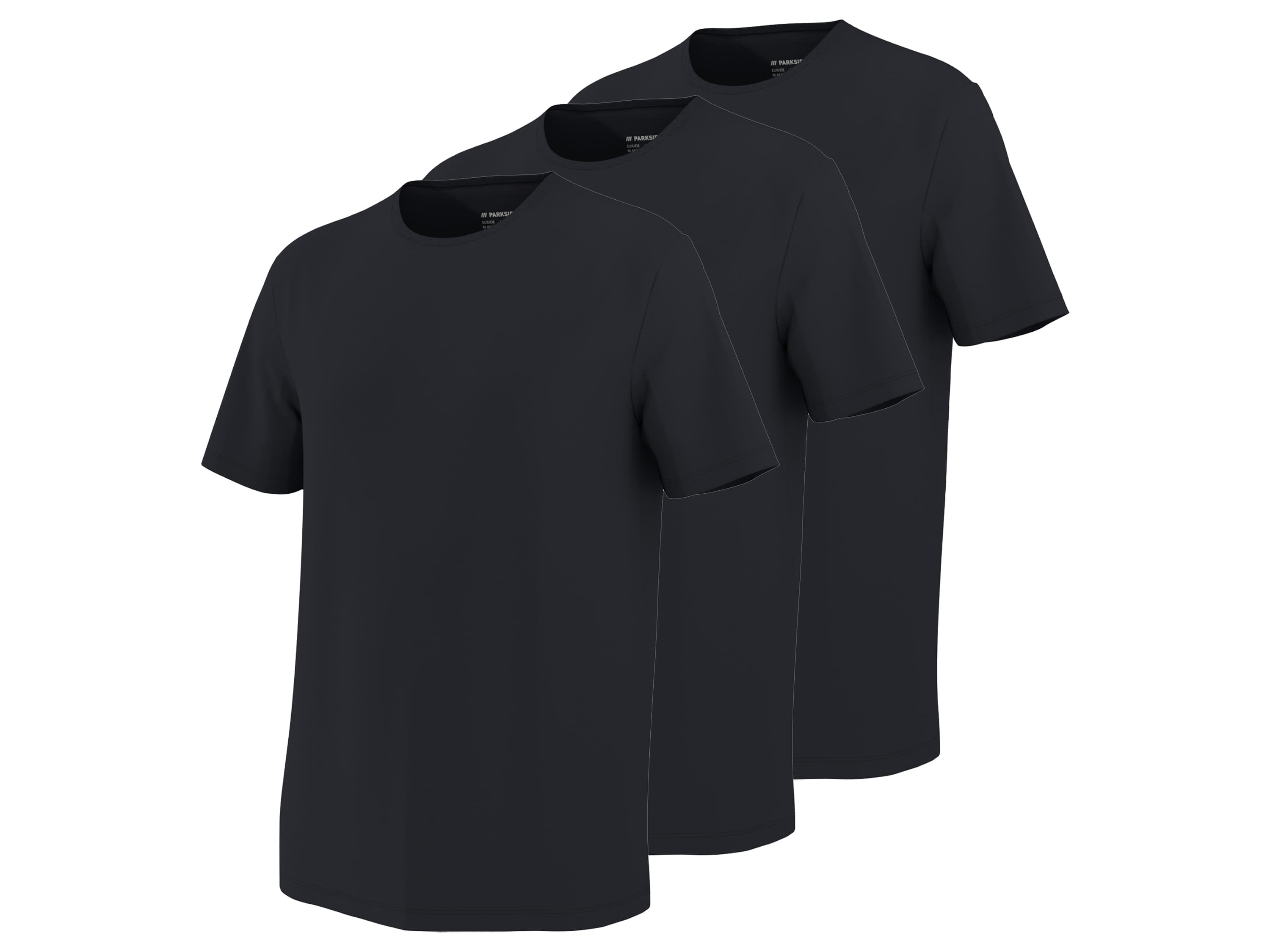 PARKSIDE® Pánske bavlnené tričko, 3 kusy (S (44/46)) 1