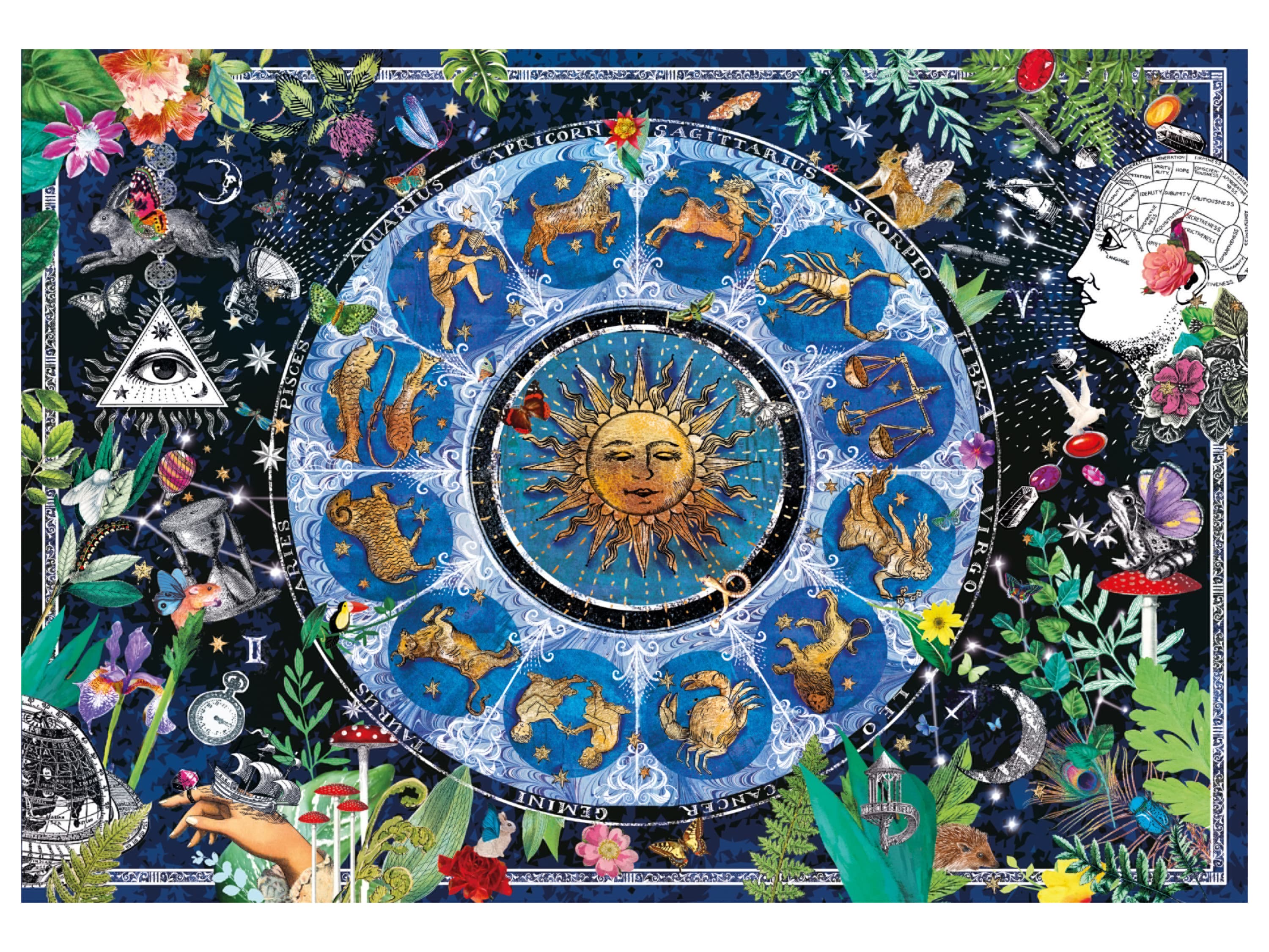 Clementoni Puzzle, 1 000 dielikov (Astrologický diagram)