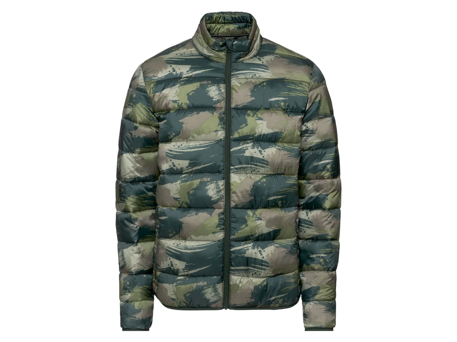 LIVERGY® Pánska prešívaná bunda (zelená, L (52/54)) 1