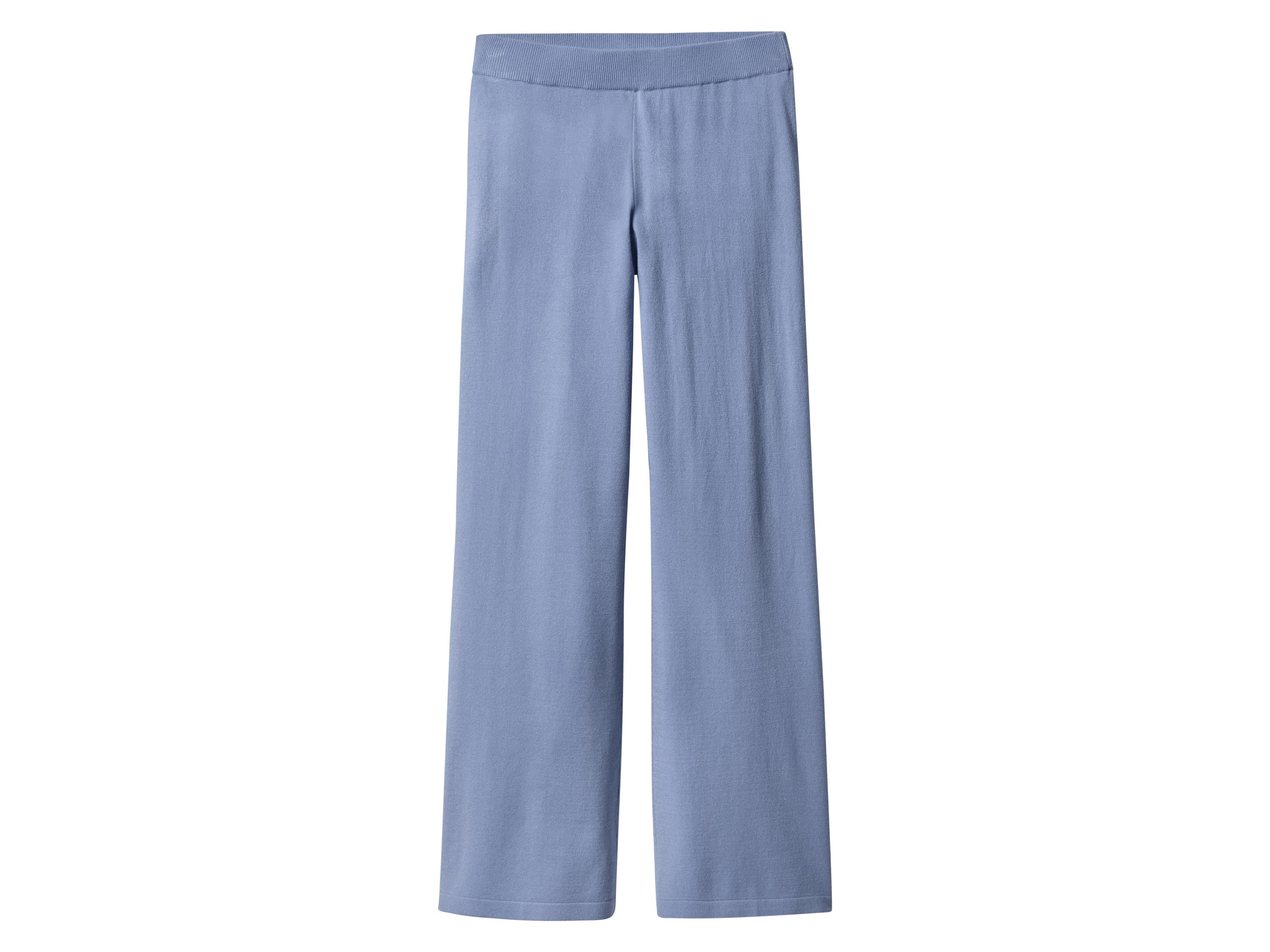 esmara® Dámske nohavice z jemného úpletu (modrá, S (36/38))